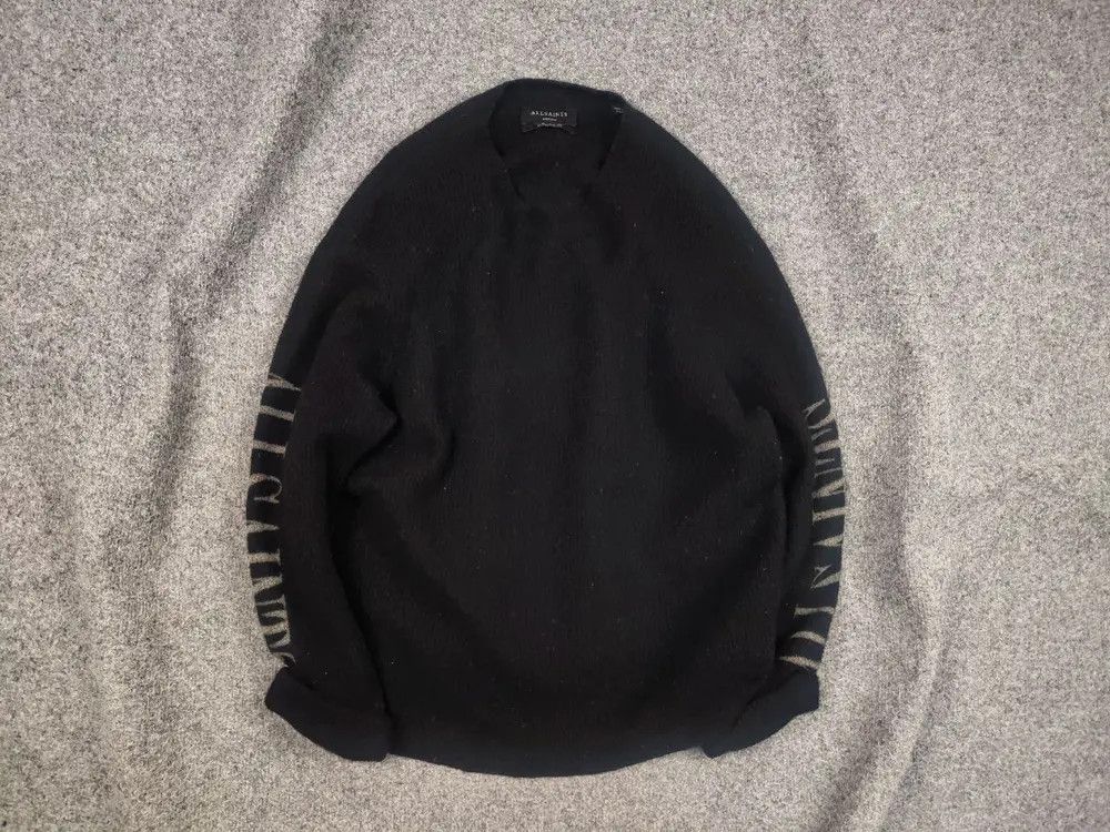 Allsaints Allsaints Design Black Oversized Fit Knit Sweater Vintage Size US M / EU 48-50 / 2 - 1 Thumbnail