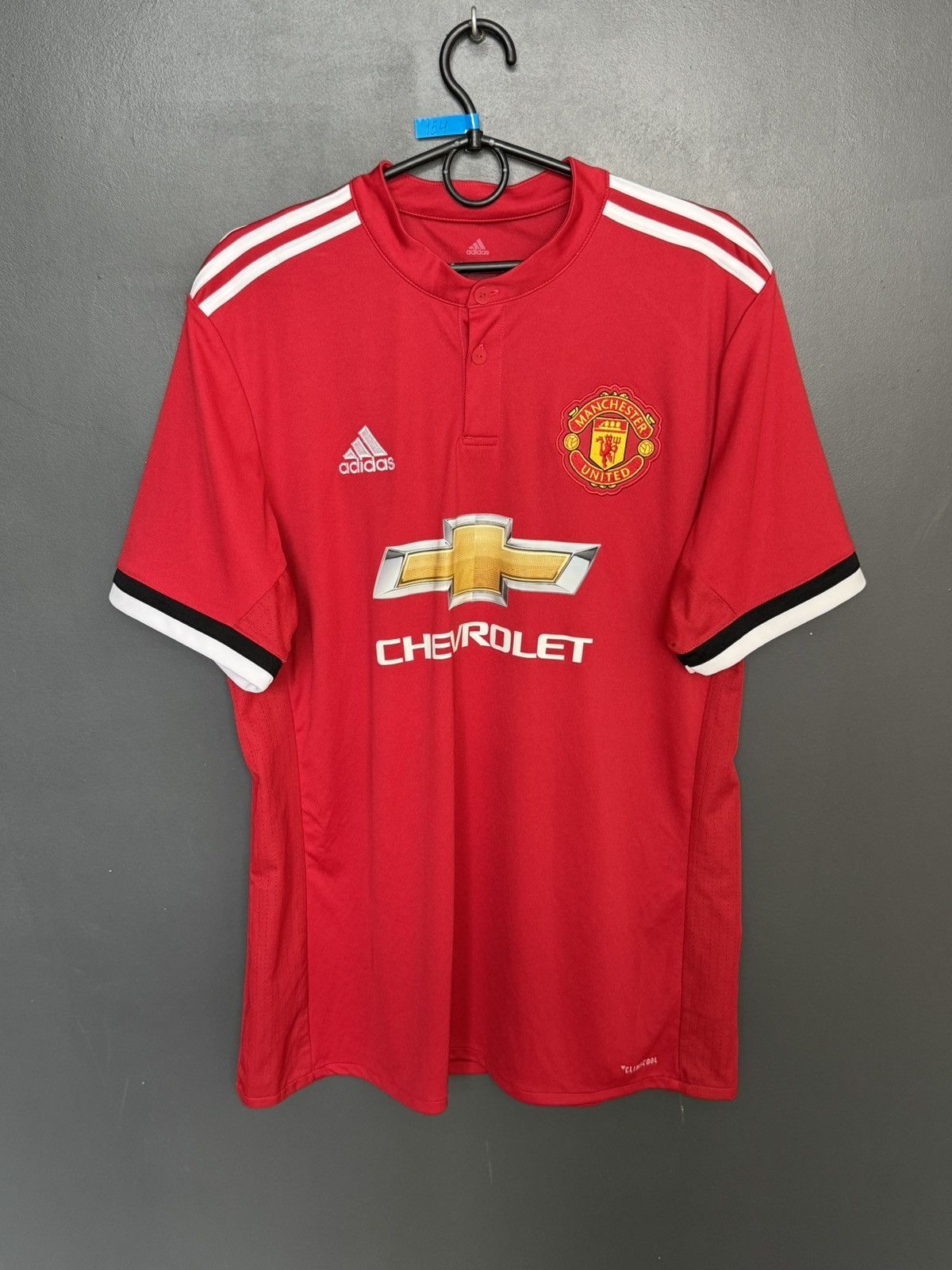 Adidas Manchester United 17/18 Home Football Jersey T-Shirt Size US L / EU 52-54 / 3 - 1 Thumbnail