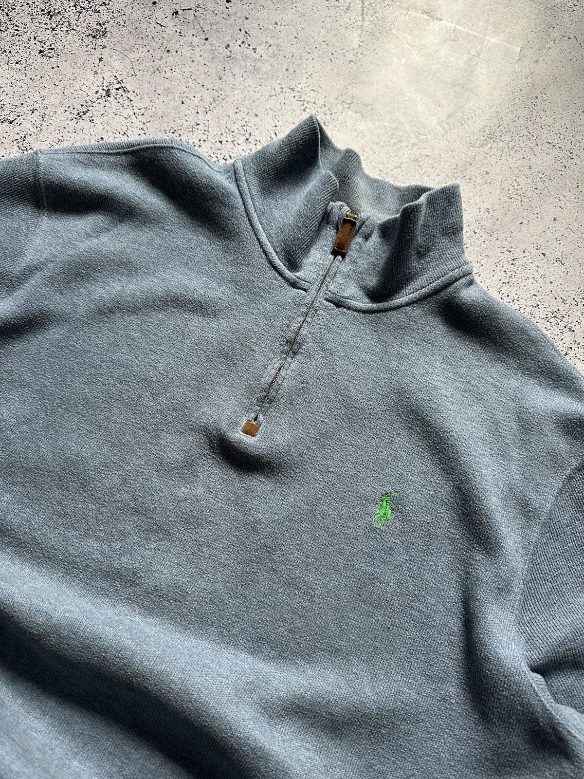 Polo Ralph Lauren Vintage Polo Ralph Lauren Quarter 1/3 Zip Sweater Y2K USA Size US L / EU 52-54 / 3 - 3 Thumbnail