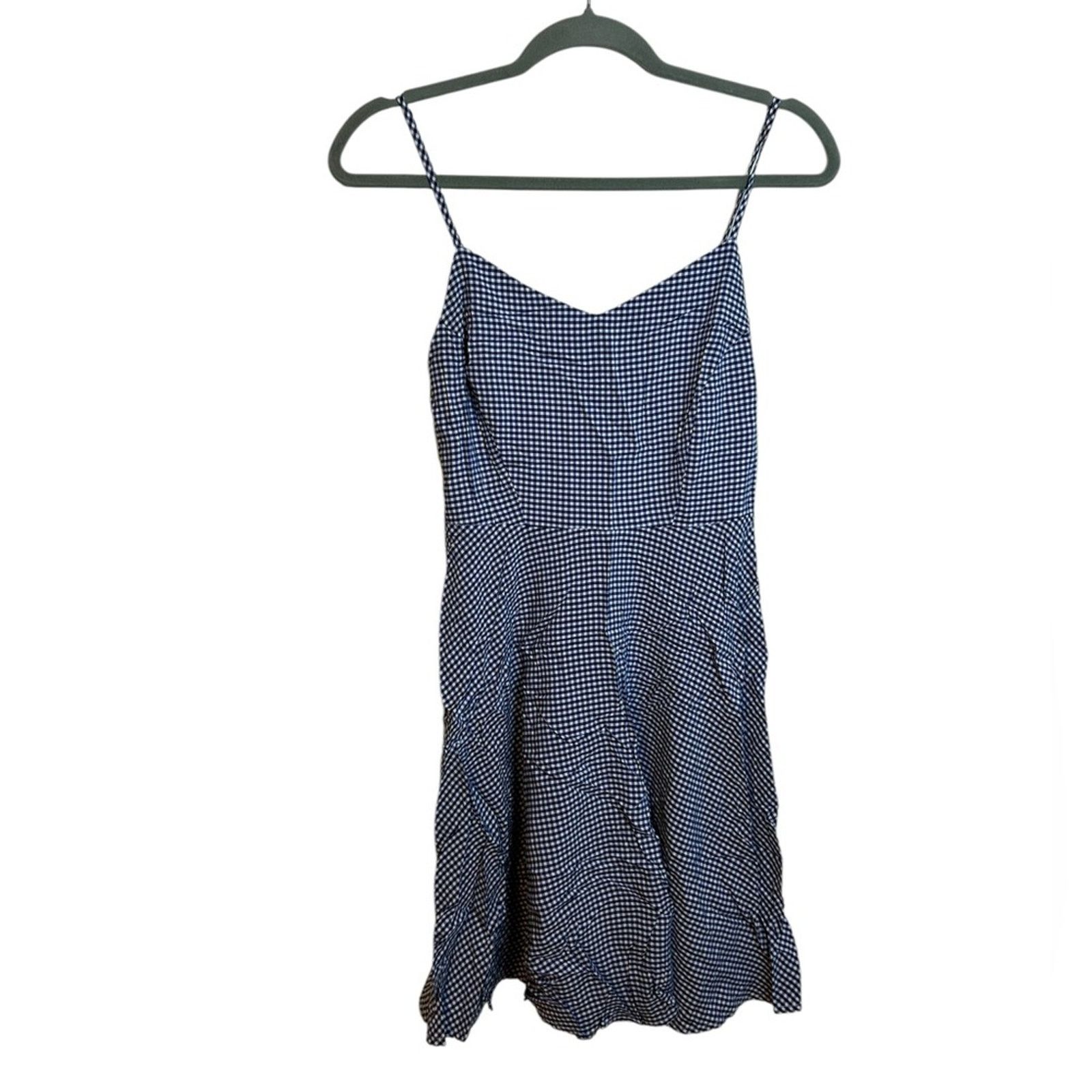 Old Navy Old Navy Blue Gingham Cami Dress Size S / US 4 / IT 40 - 1 Thumbnail