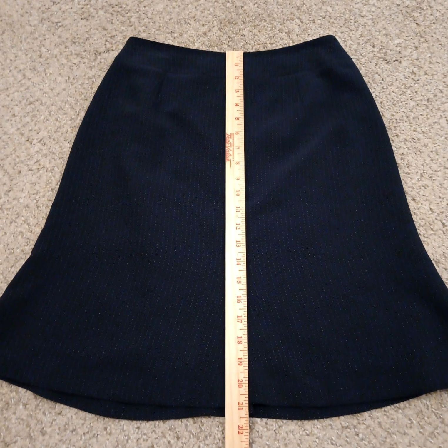 Talbots Talbots Skirt A-Line Women's Knee Length Blue Polka Dot Size 6 Lined Polyester Regular Vintage: No Size 28" / US 6 / IT 42 - 4 Thumbnail
