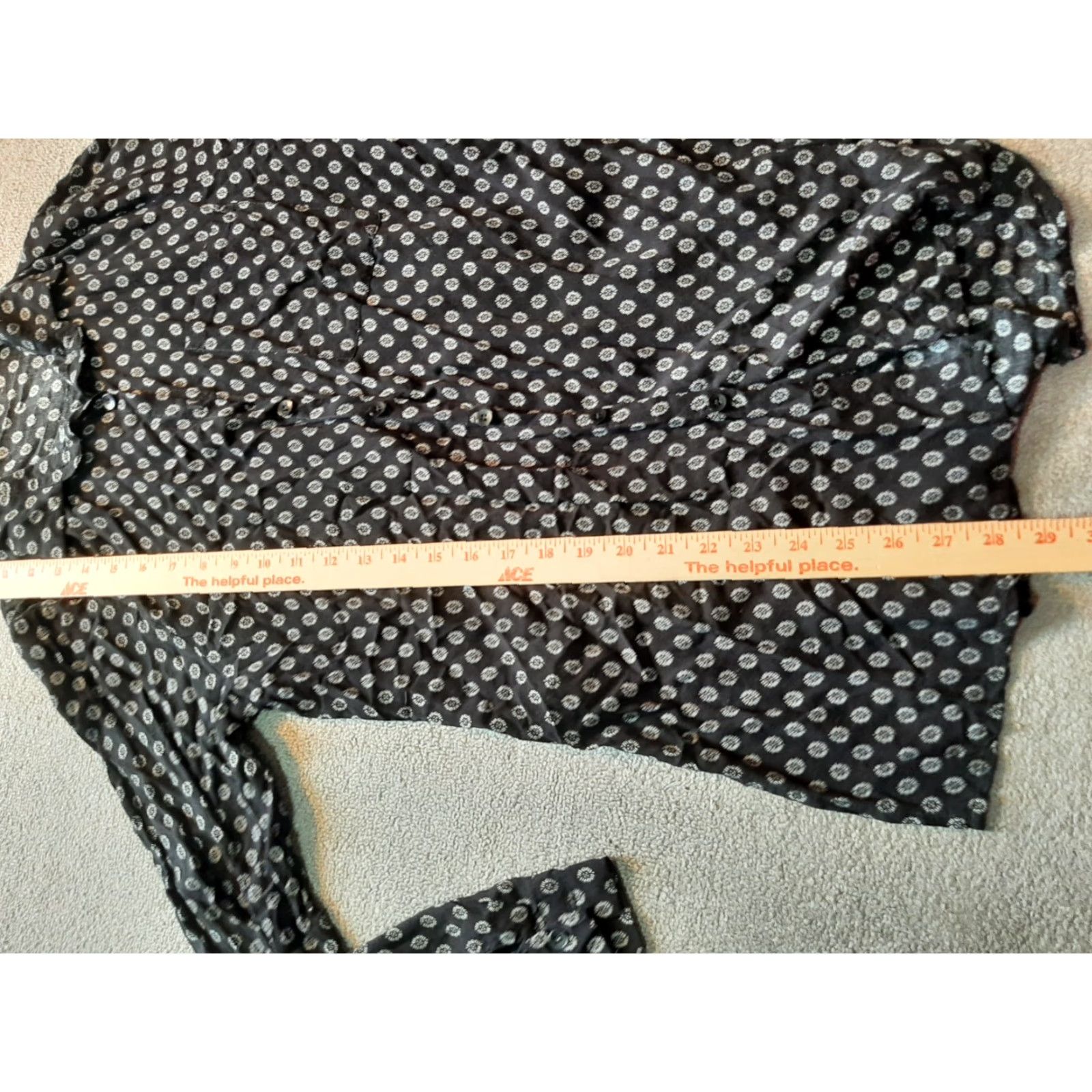 Vintage SOLITAIRE Long Sleeve Button Up Shirt Black Womens Small S User: SOLITAIRE Button Up Shirt Black Womens Small S Long Sleeve Size S / US 4 / IT 40 - 5 Thumbnail