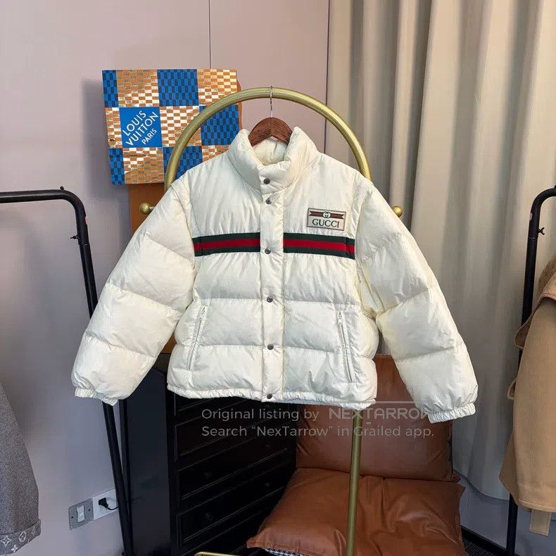 Gucci Gucci Red and green logo detachable down jacket Size XL / US 12-14 / IT 48-50 - 2 Thumbnail
