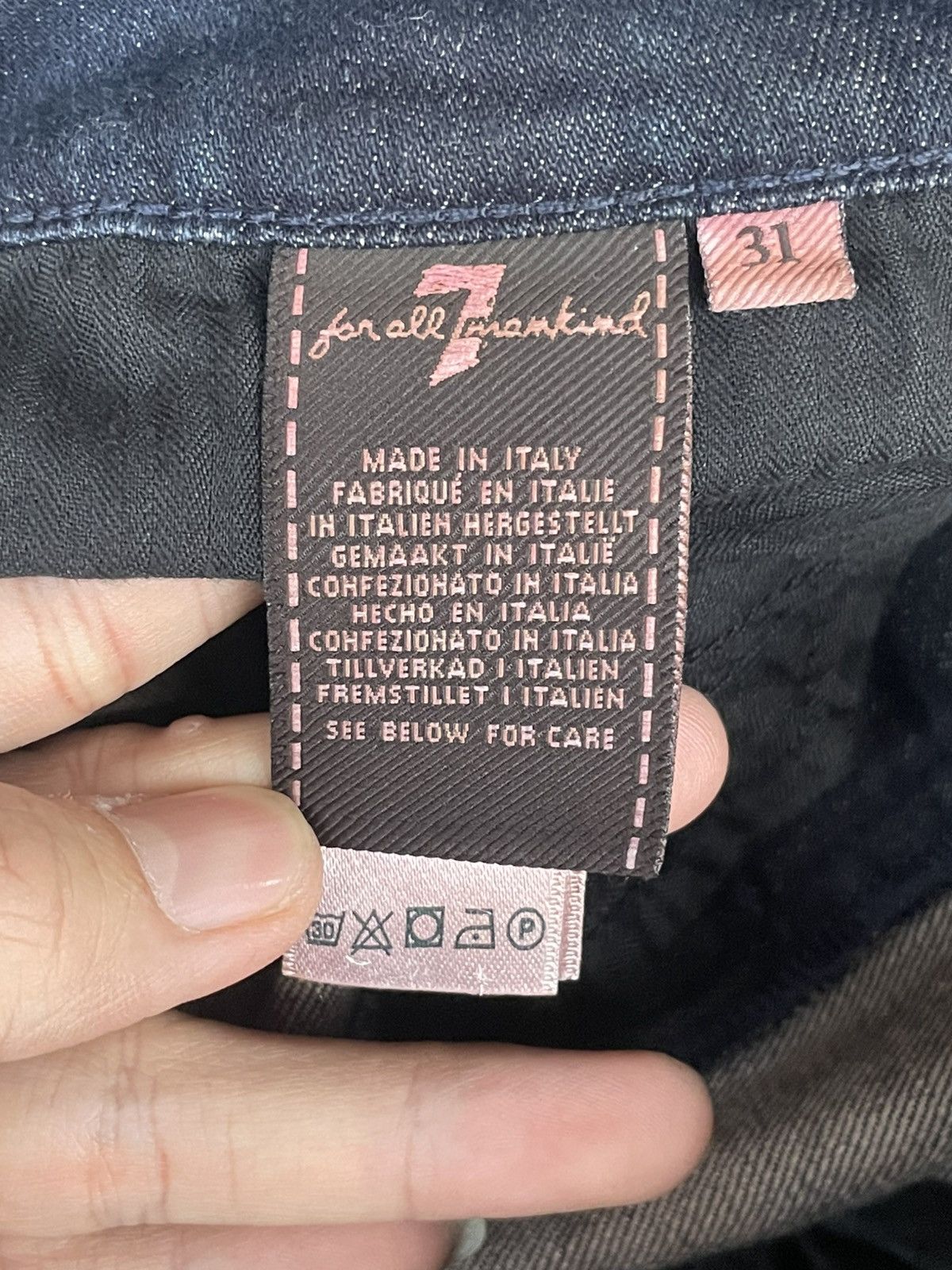 7 For All Mankind Faded 7 jeans Size 28" / US 6 / IT 42 - 20 Thumbnail