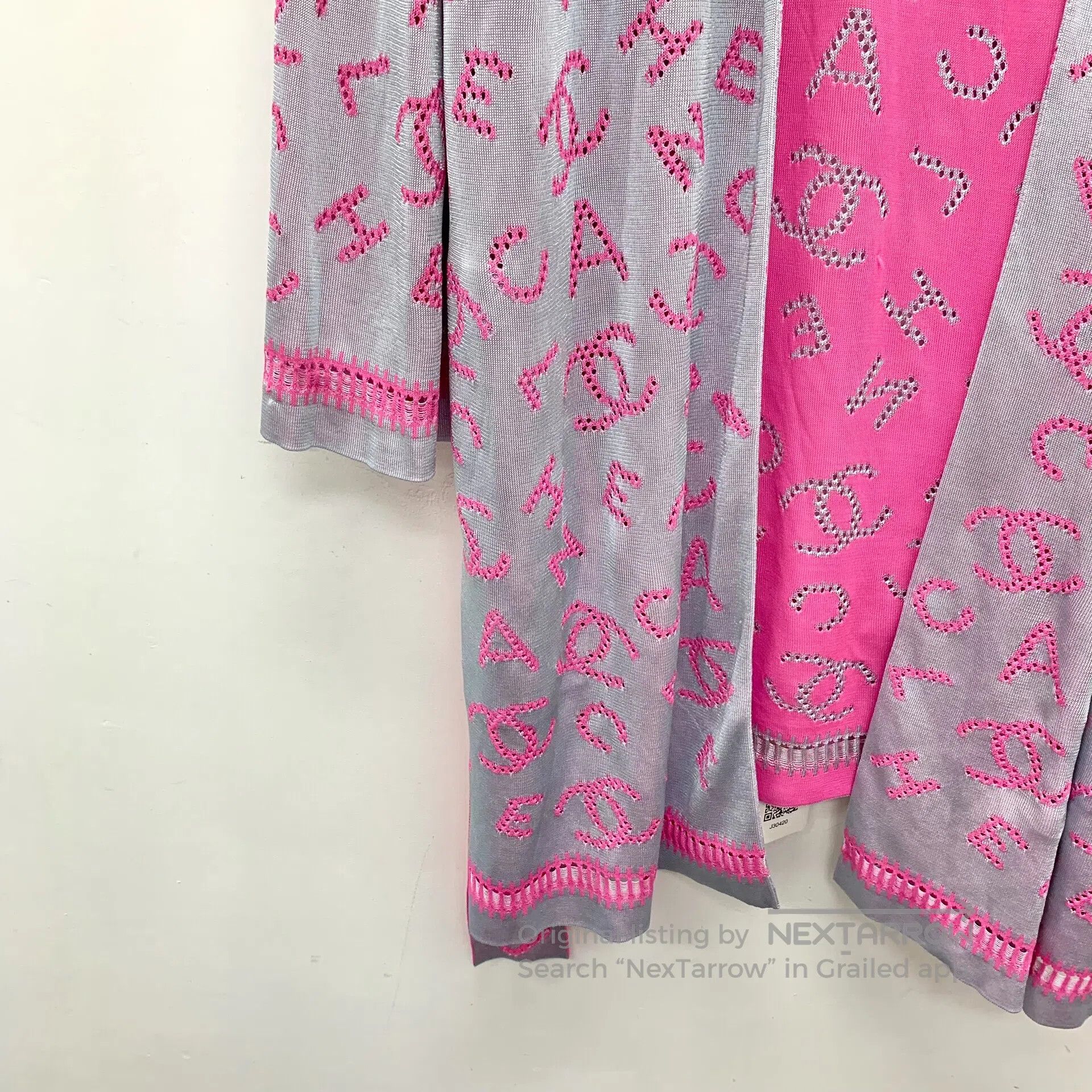 Chanel Chanel Multicolor Logo Cutout Full Print Collar Long Sleev Size XS / US 0-2 / IT 36-38 - 4 Thumbnail