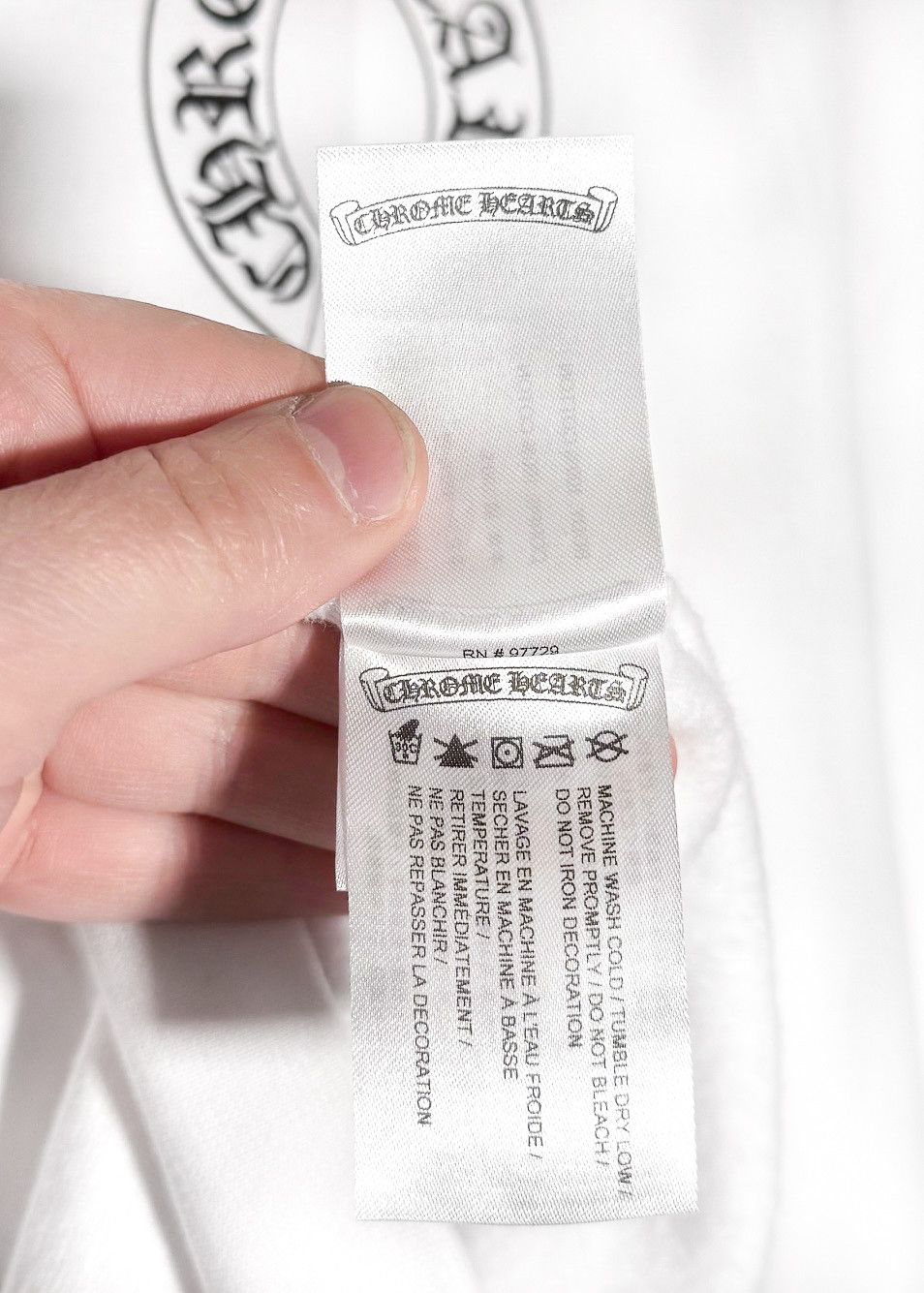 Chrome Hearts Chrome Hearts White Floral Horseshoe Logo Print Sweatshirt Size US XXL / EU 58 / 5 - 9 Thumbnail
