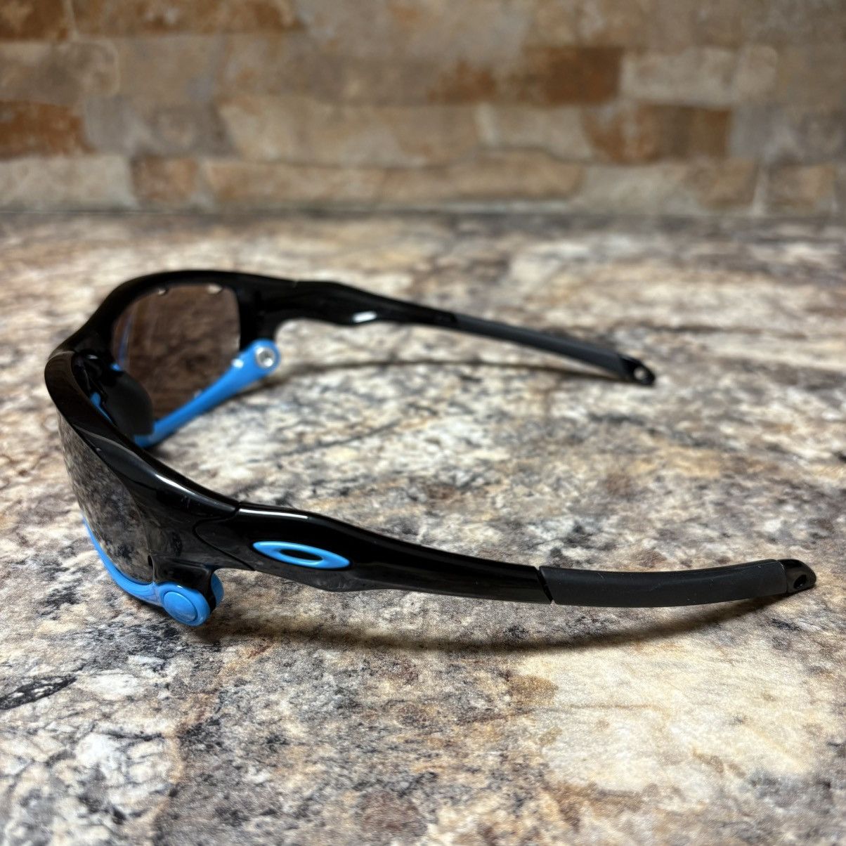 Oakley Oakley Split Jacket Black / Blue Black Iridium Polarized Size ONE SIZE - 3 Thumbnail