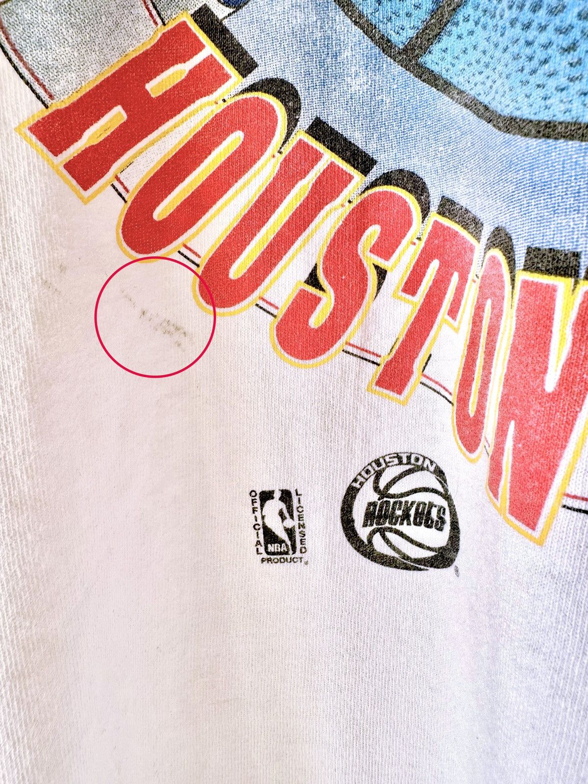 NBA Houston Rockets World Champions 1994 XL Single Stitch
