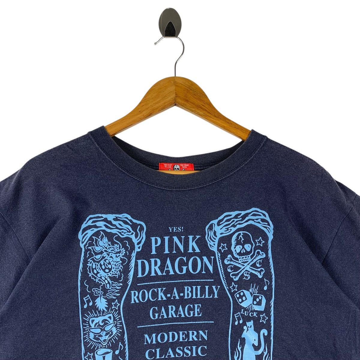 Other Vintage CREAM SODA pink dragon spellout big printed tee Size US L / EU 52-54 / 3 - 2 Thumbnail
