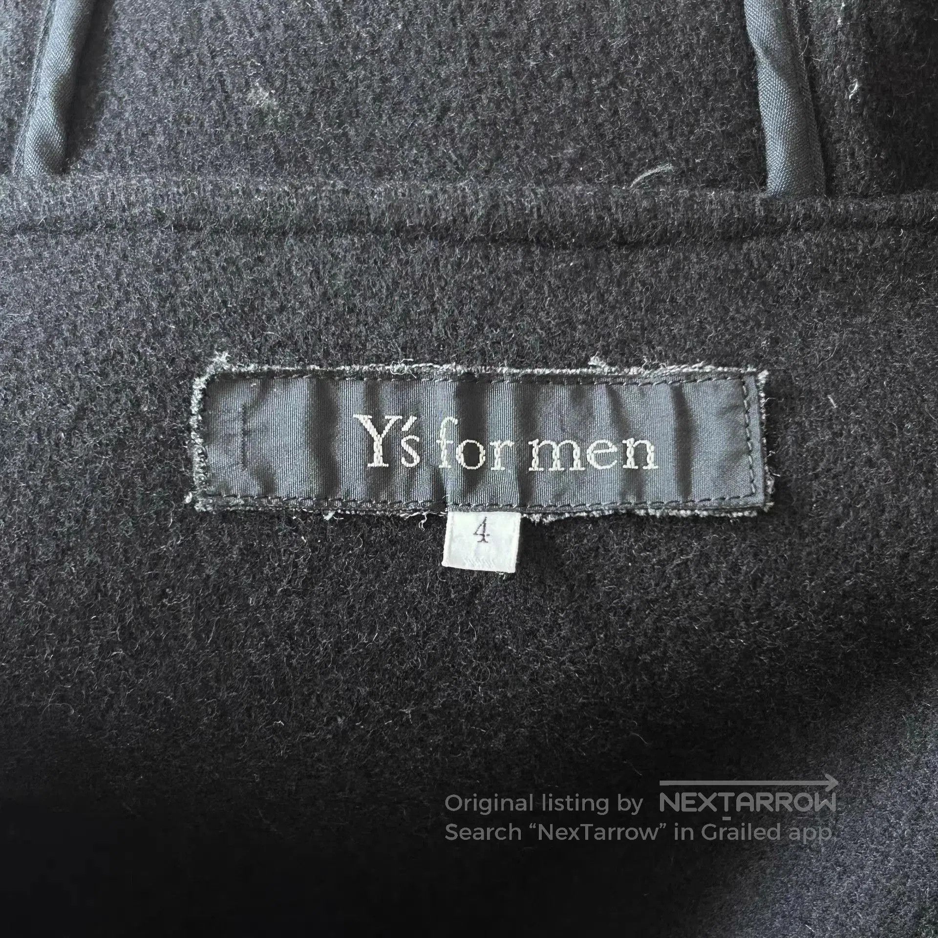 Yohji Yamamoto Black Toggle. Size US XL / EU 56 / 4 - 7 Thumbnail
