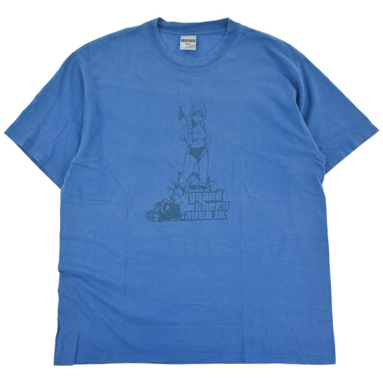 image of Vintage Gta Grand Theft Auto 3 T Shirt Size M in Blue, Men's
