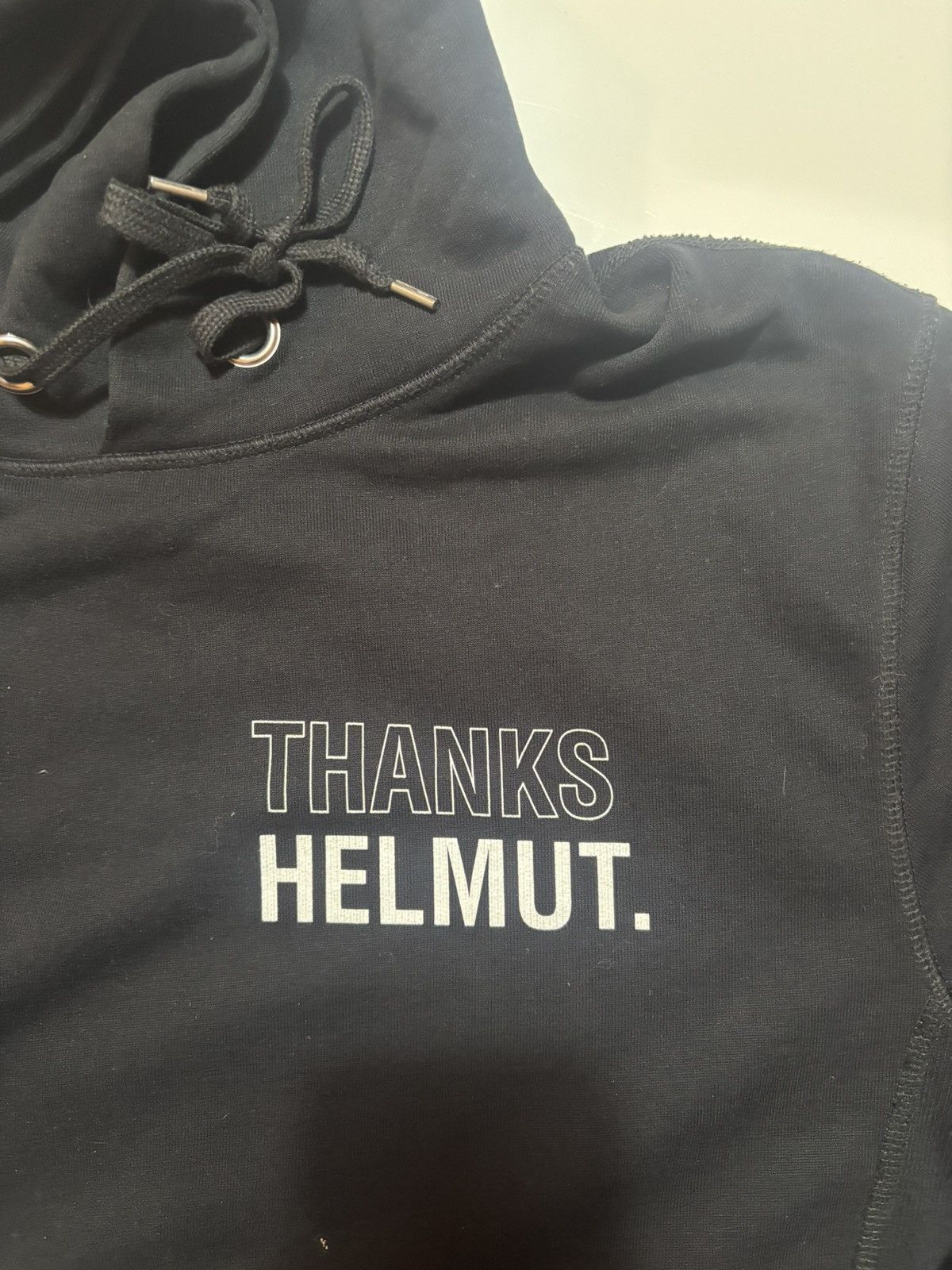 Helmut Lang Helmut Lang Thanks Helmut hoodie Size US M / EU 48-50 / 2 - 2 Thumbnail