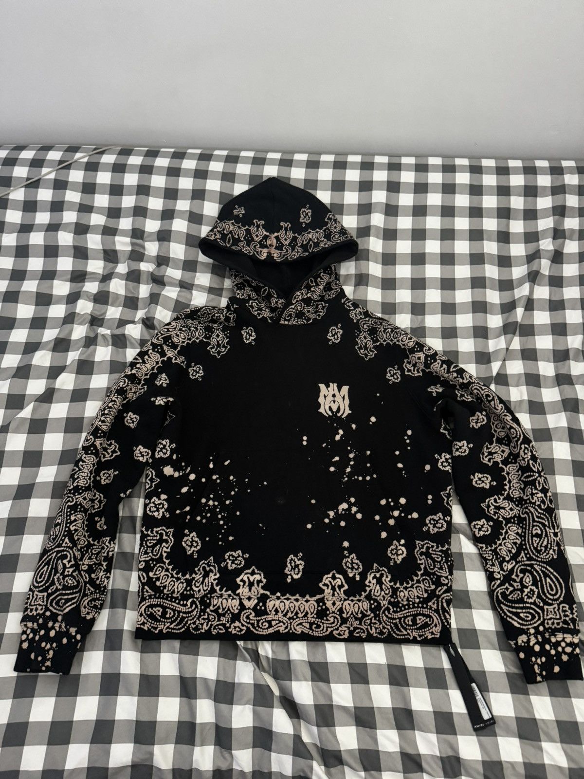 Amiri Bandana Hoodie | Grailed