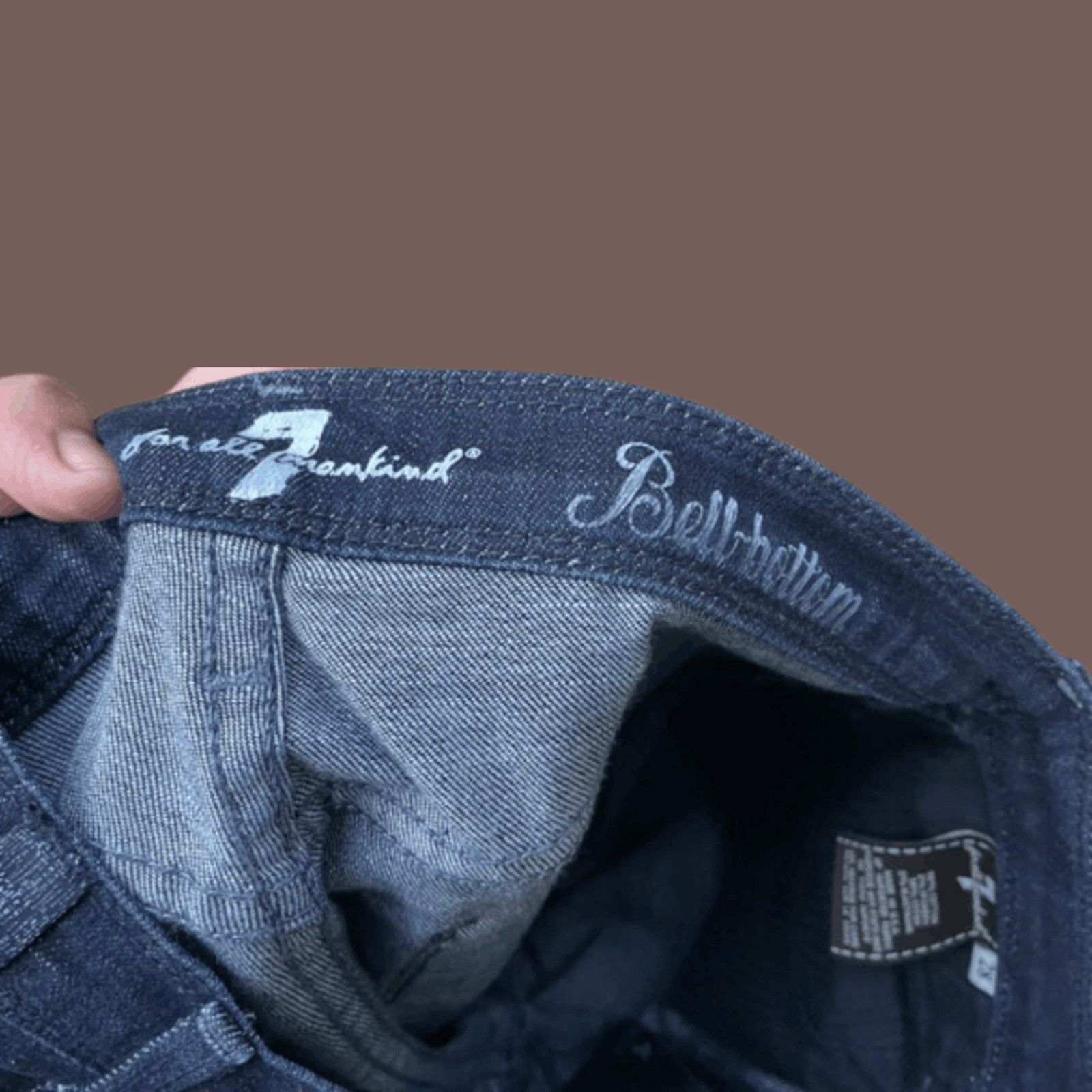 7 For All Mankind VTG Flare Jeans | 7 For All Mankind Bellbottom | Y2K Fit Size 30" / US 8 / IT 44 - 3 Thumbnail