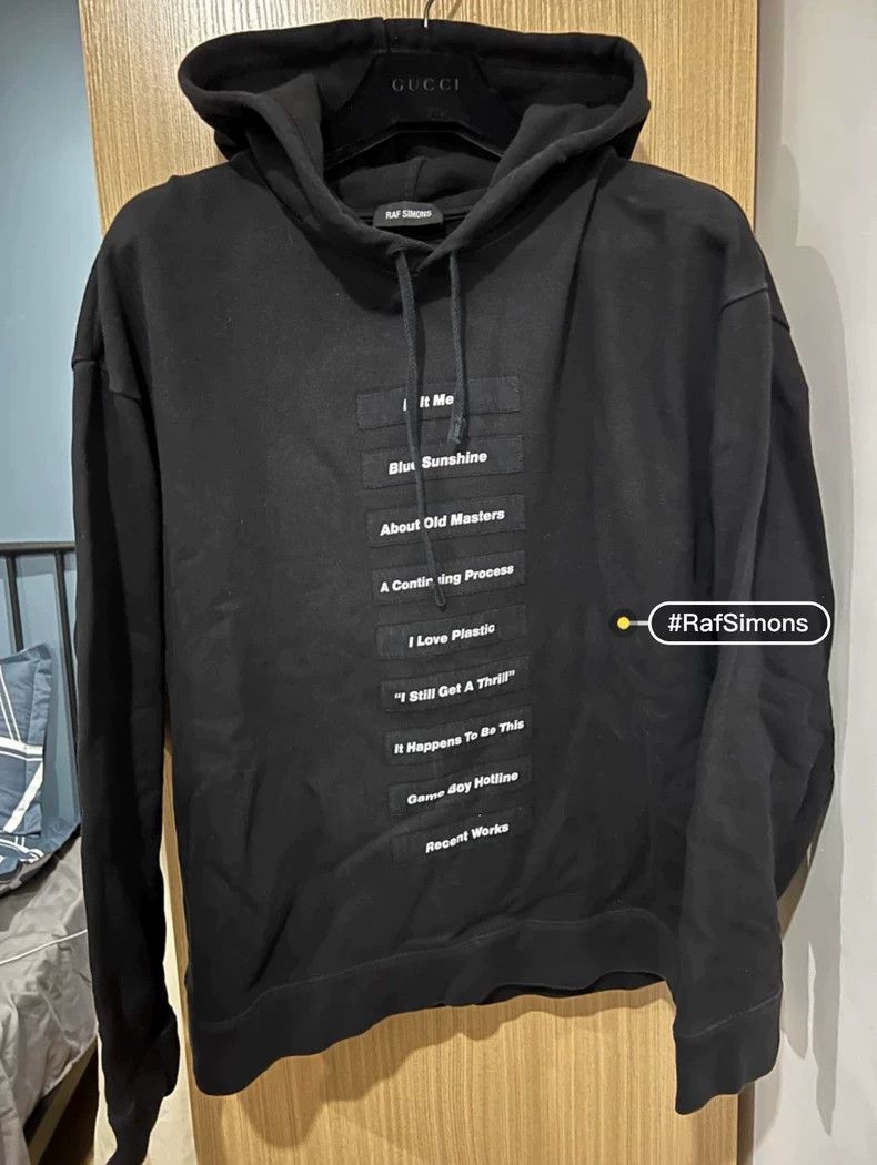 Raf Simons SS18 Slogan Hoodie - dmc