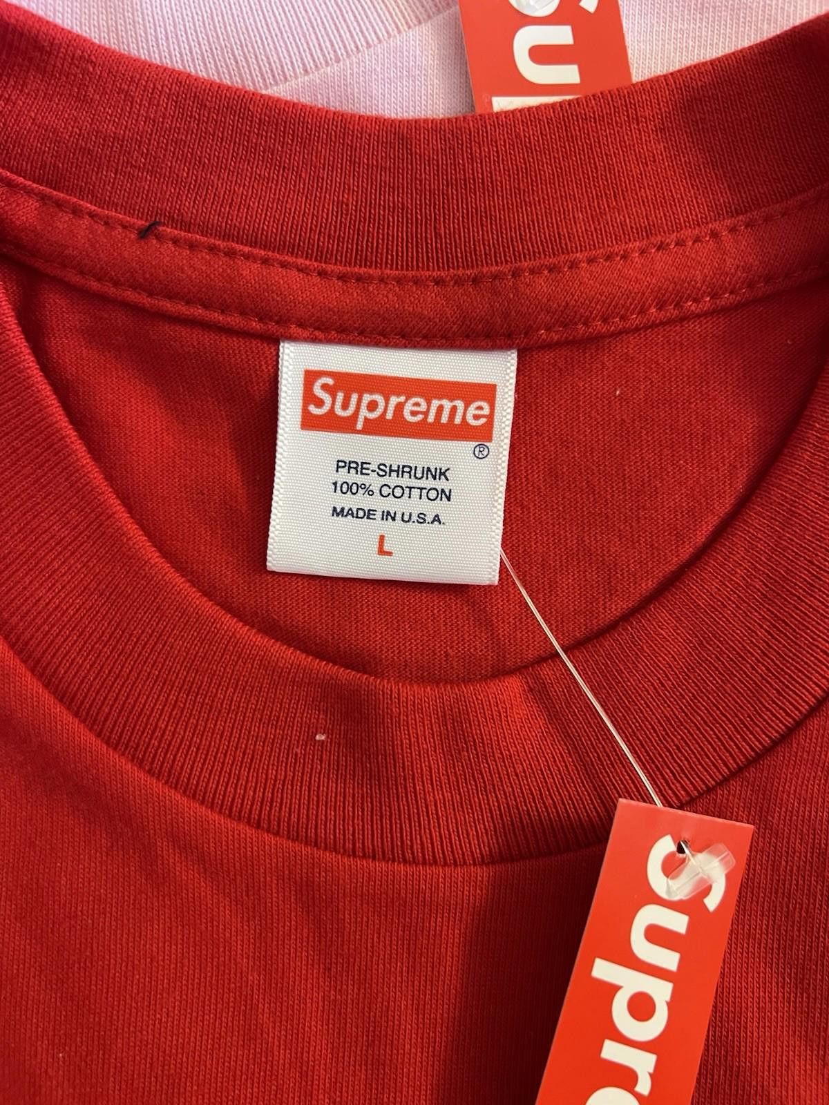 Supreme FW19 Supreme Bandana Box Logo Tee Red L 2019 Size US L / EU 52-54 / 3 - 6 Thumbnail