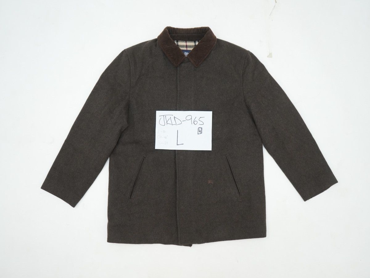 Burberry Burberry Wool Coat Size US L / EU 52-54 / 3 - 1 Thumbnail
