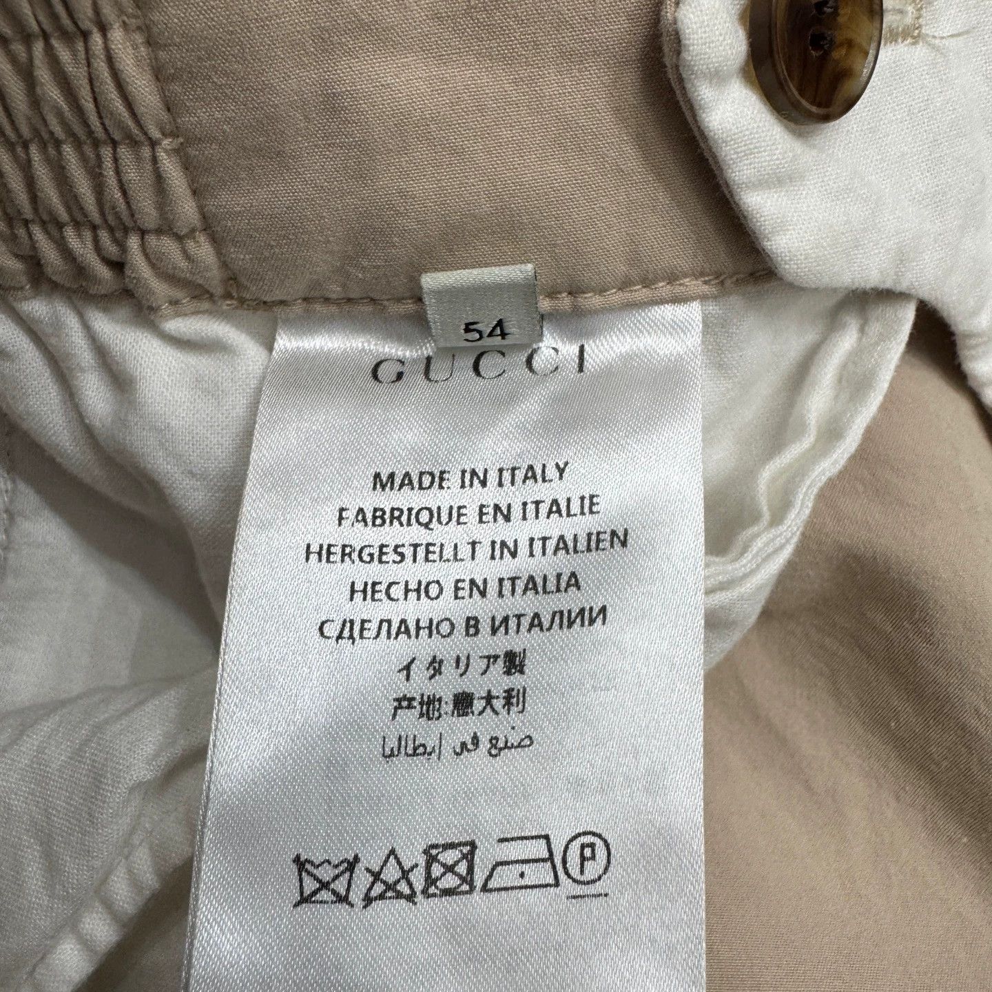 Gucci Gucci solid casual pants 54 95 New yellowing dirty Size US 38 / EU 54 - 3 Thumbnail
