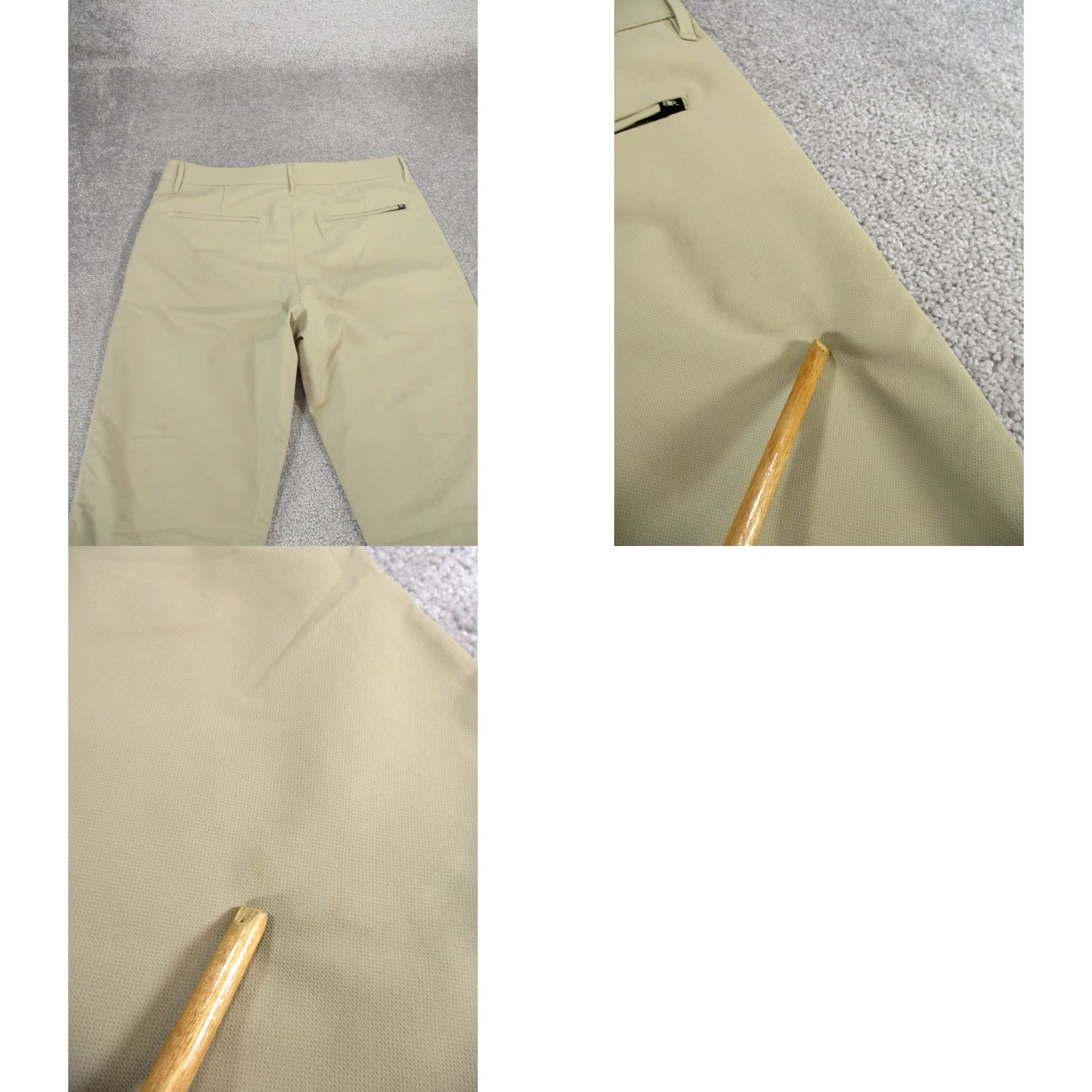 Banana Republic Banana Republic Pants Mens 34 Beige Lightweight 34X33 Polyester Tapered Size US 34 / EU 50 - 9 Thumbnail