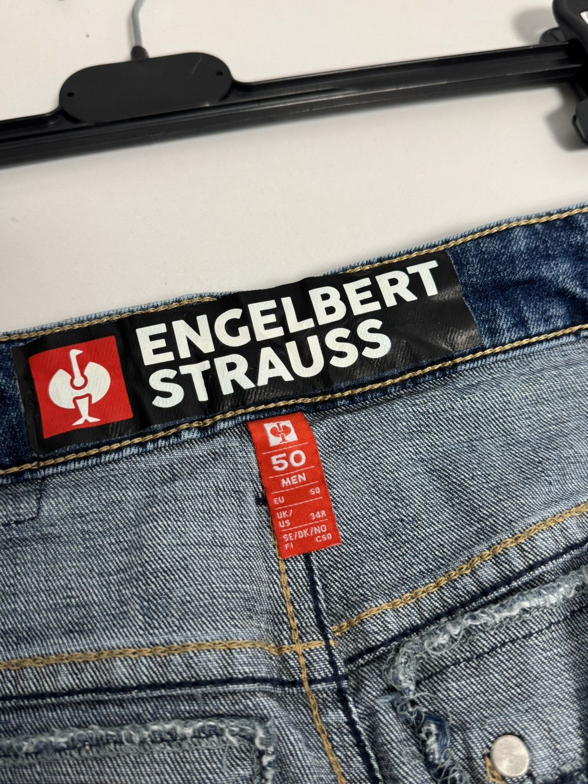 Stewart & Strauss Engelbert Strauss Workwear Denim Pants Size US 34 / EU 50 - 15 Thumbnail