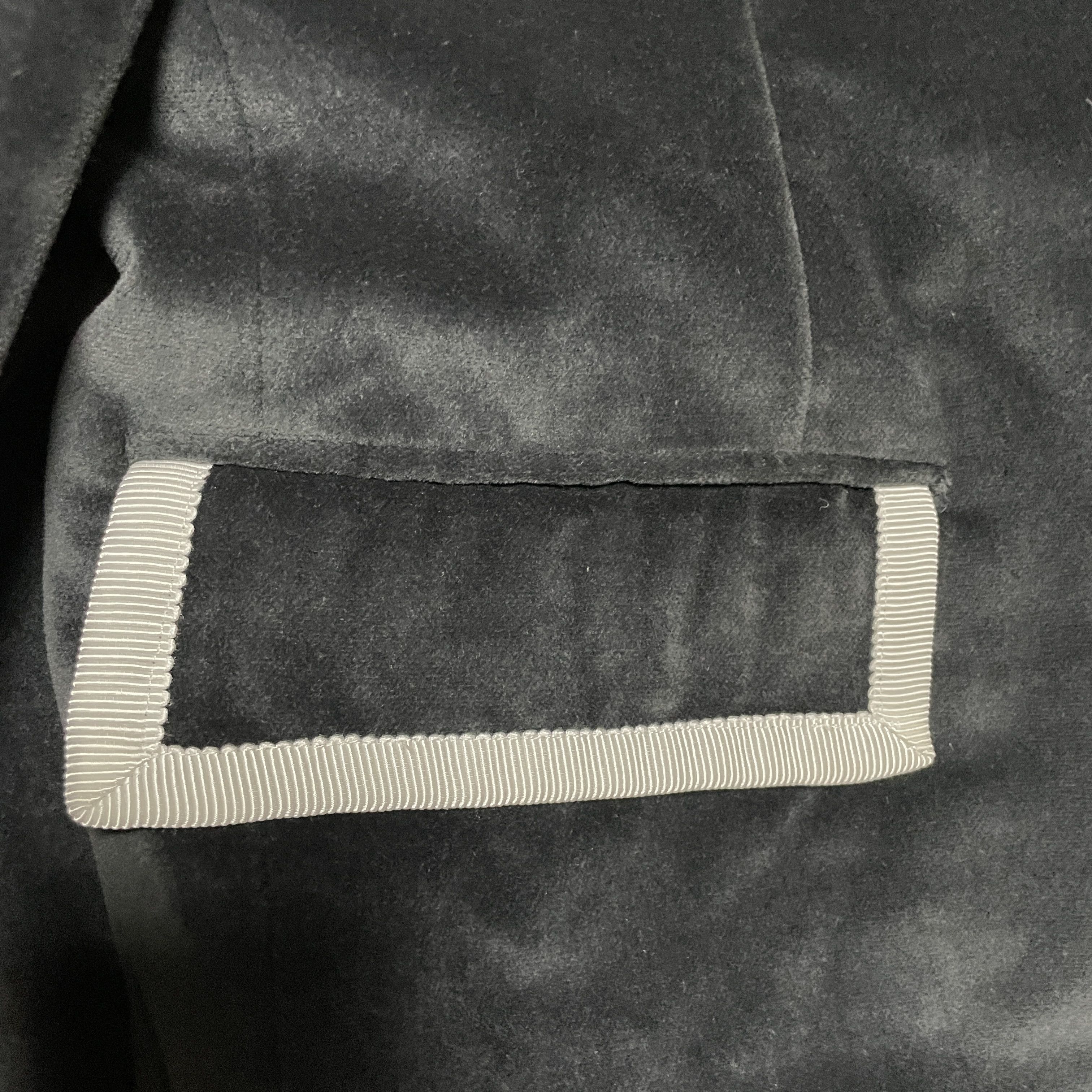 Thom Browne Thom Browne Velvet Piping Black Jacket Size 1 Size 36R - 12 Thumbnail