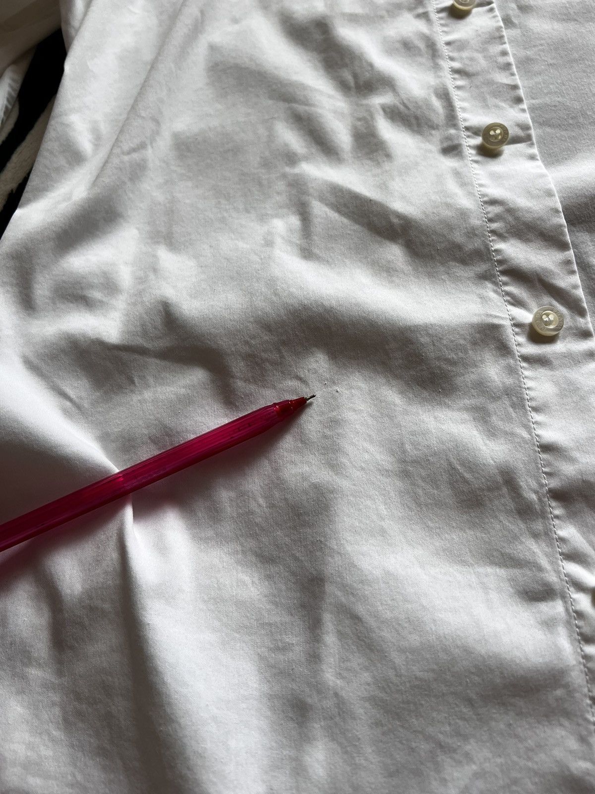 Prada × Tom Ford Prada luxury shirt button down chest pocket white tab logo Size US M / EU 48-50 / 2 - 14 Thumbnail