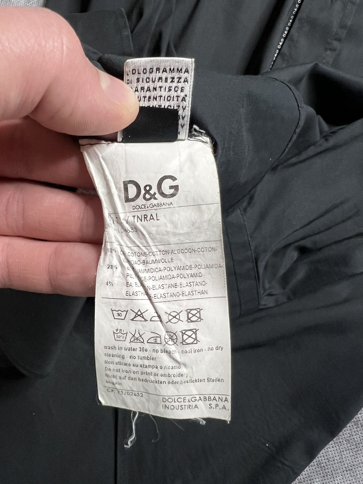 Dolce & Gabbana Black Dolce & Gabbana Dres Shirt Size M Size US M / EU 48-50 / 2 - 9 Thumbnail