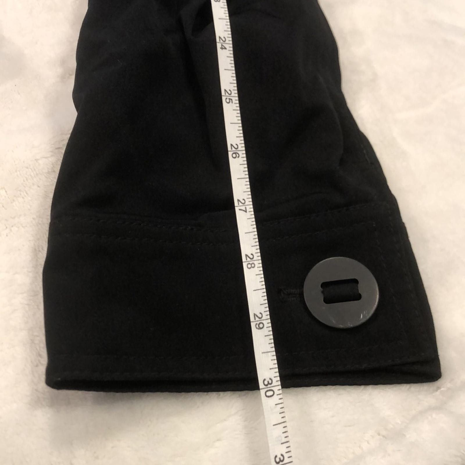 Esprit Vintage Esprit Black Coat pockets collar retro 80's SZ XL Size M / US 6-8 / IT 42-44 - 10 Thumbnail