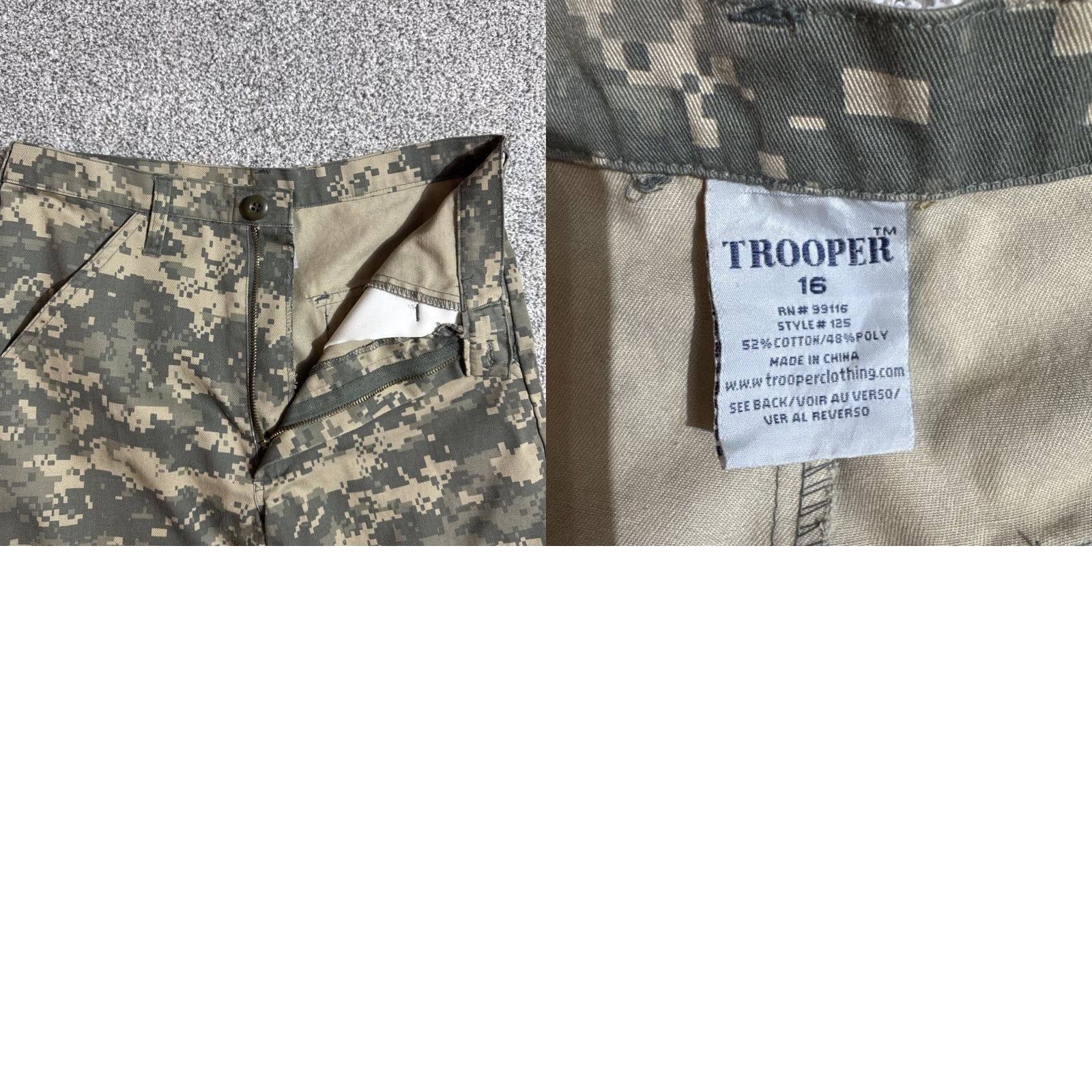 Roper Trooper Cargo Pants Womens 16 Camouflage Gorpcore Tactical Military Utility Streetwear Multicolor Size 38" / US 16 / IT 52 - 8 Thumbnail