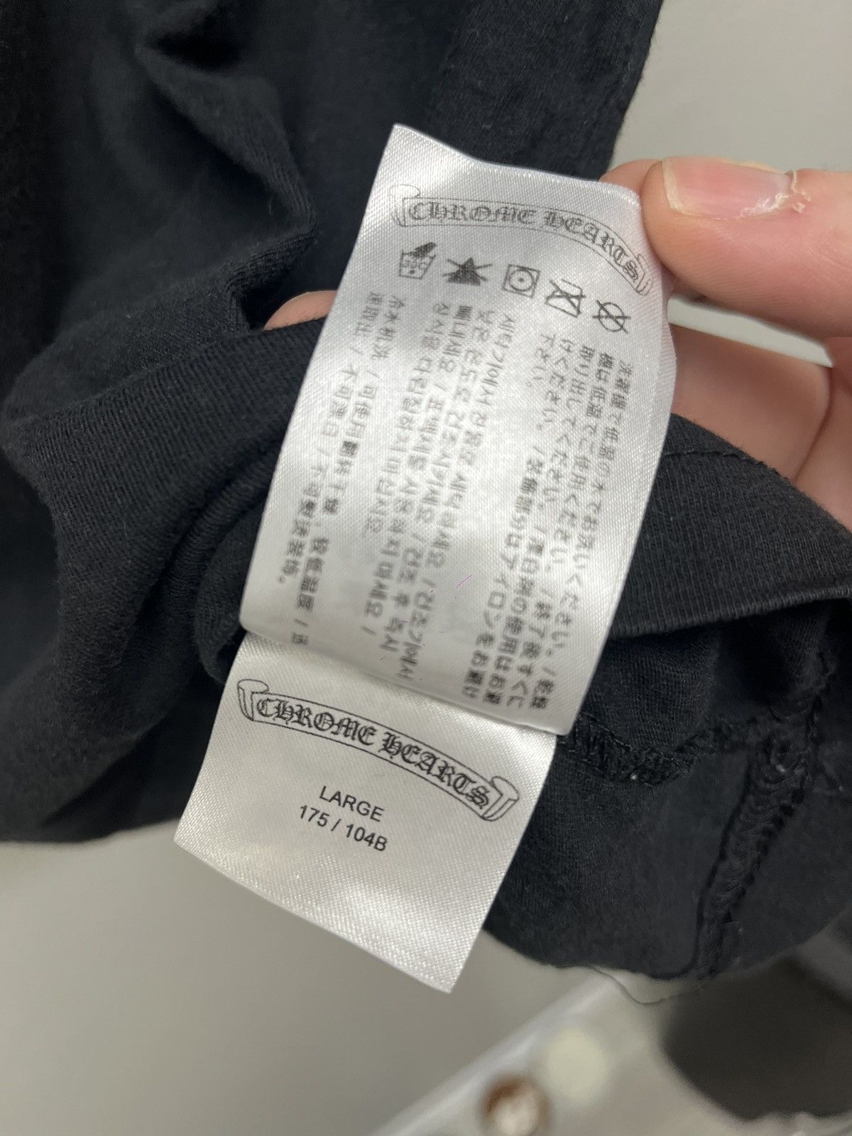 Chrome Hearts Chrome Hearts Welcome to Las Vegas Black Tshirt Size US L / EU 52-54 / 3 - 11 Thumbnail