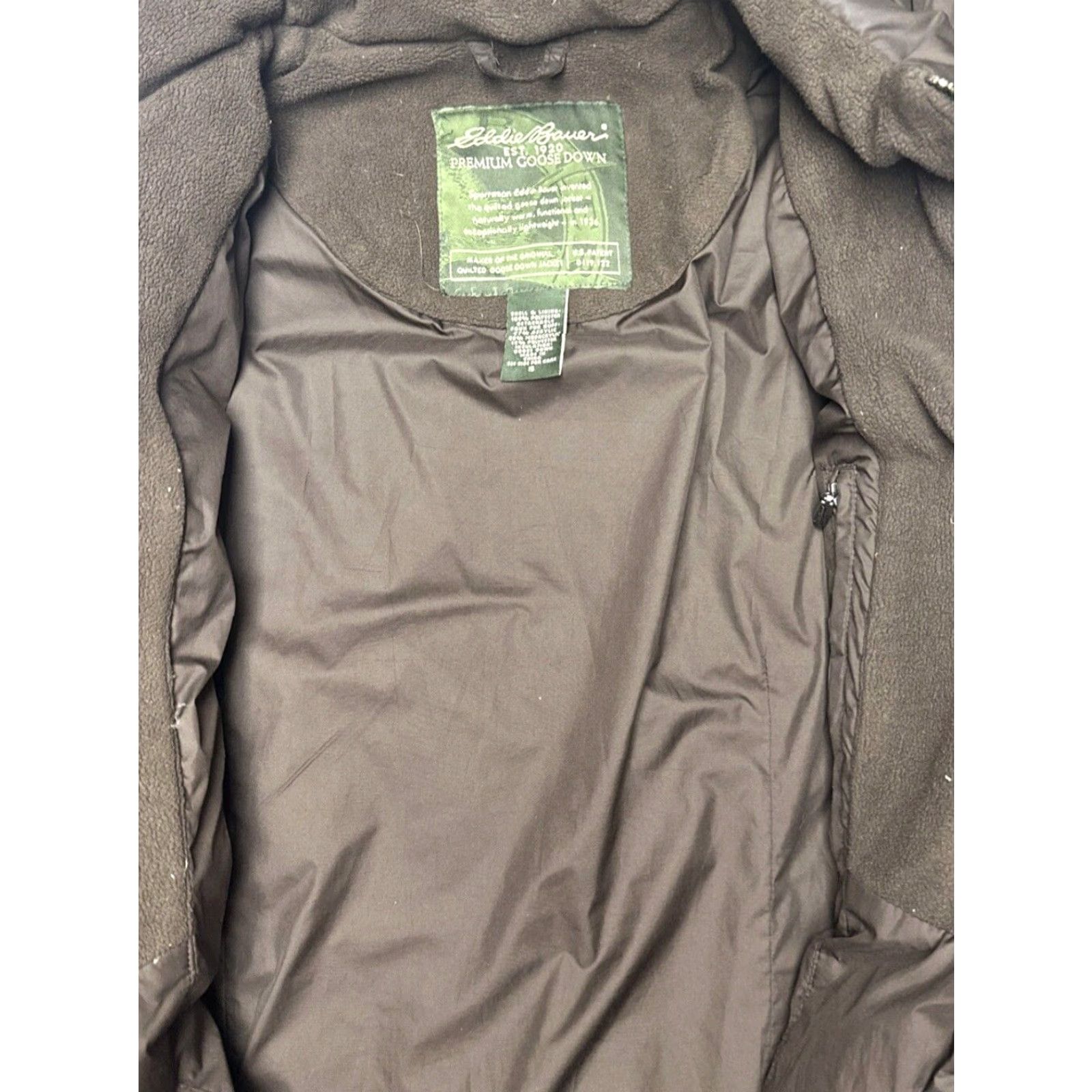 Eddie Bauer VINTAGE Eddie Bauer Womens Sm Parka Coat Down Faux Fur Brown Hooded Long Length Regular Womens Regular Size S Adults Size S / US 4 / IT 40 - 2 Thumbnail