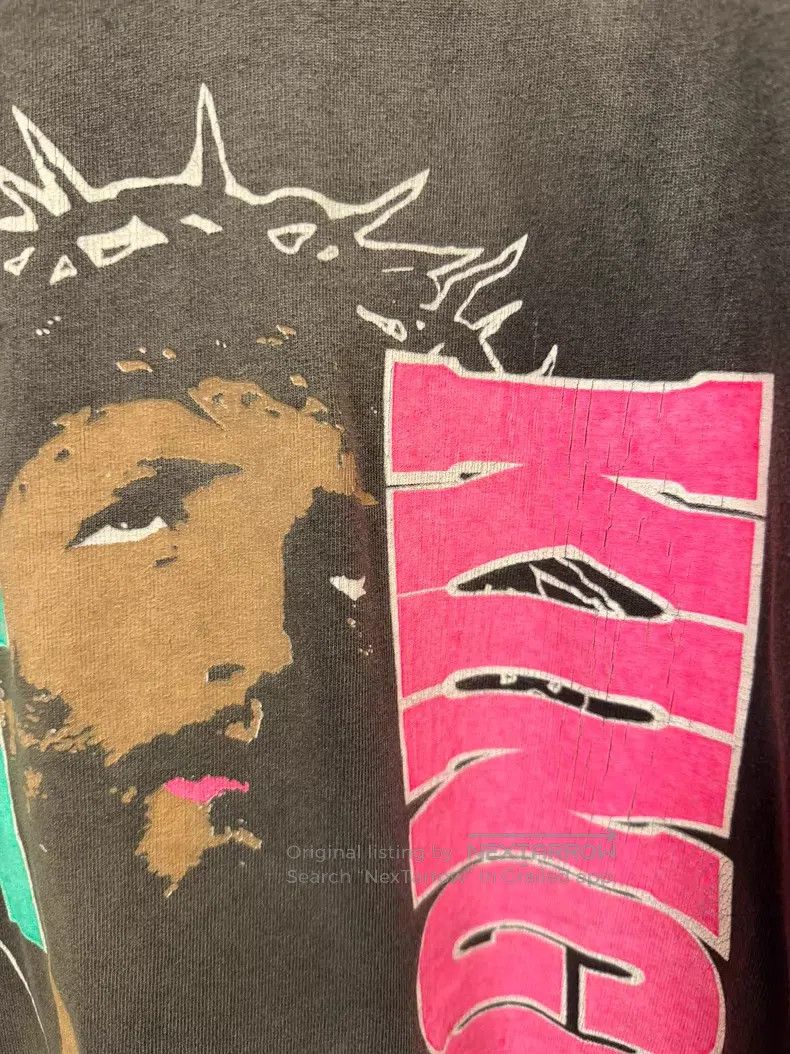 Saint Michael Saint Michael colorful Jesus made old T-shirts Size US XXL / EU 58 / 5 - 7 Thumbnail