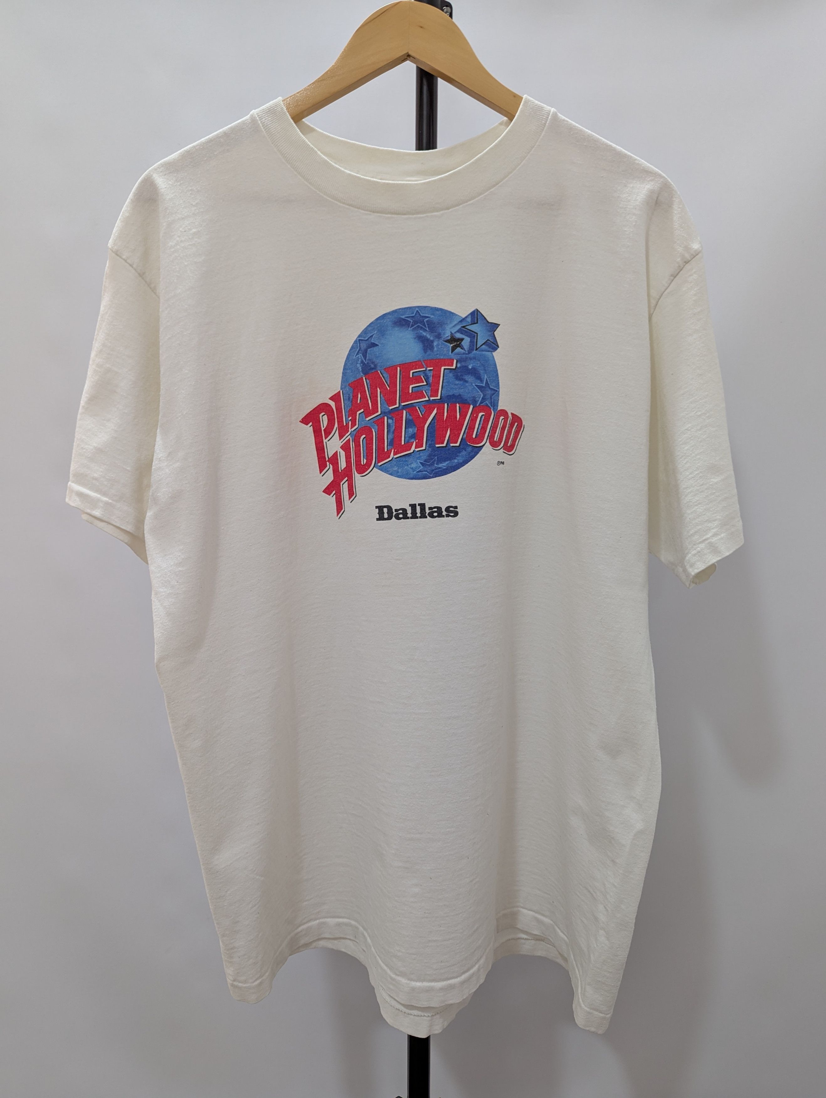 Planet Hollywood × Vintage Vintage 90s Planet Hollywood Dallas Streetwear Tee Y2K Size US XL / EU 56 / 4 - 1 Thumbnail