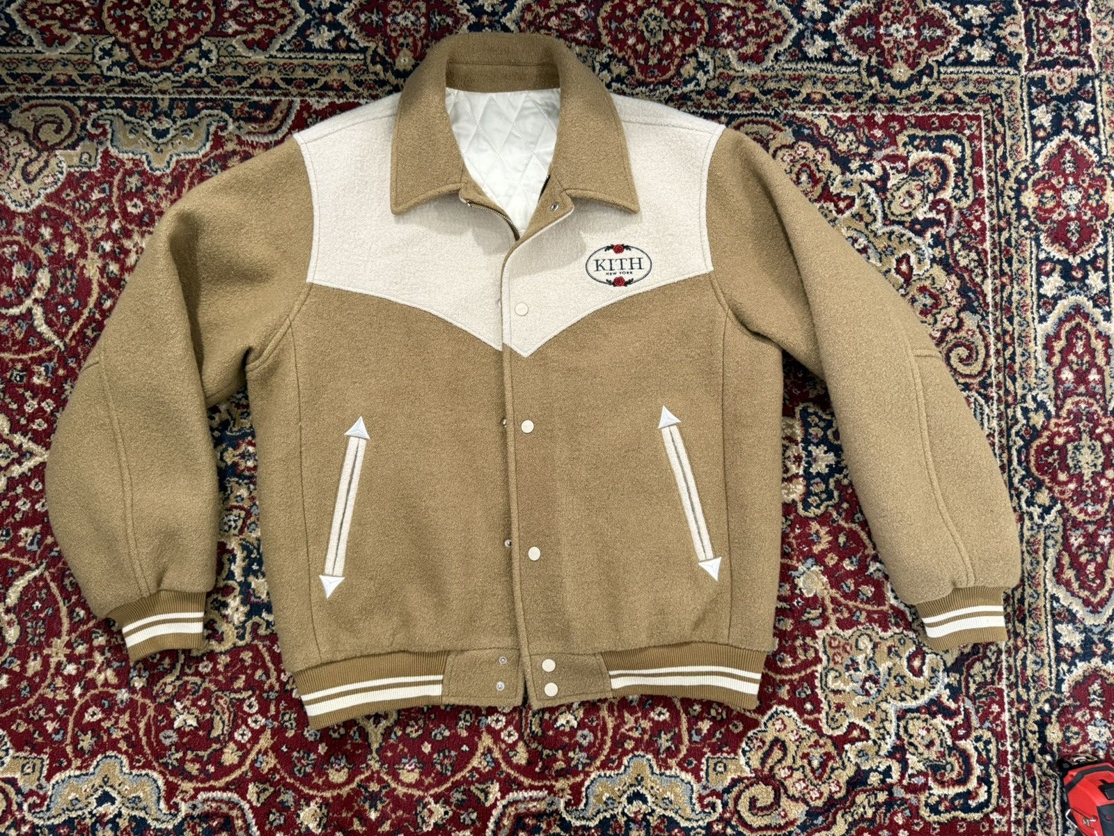 Kith Kith Carlton Wool Varsity Jacket - Fall 2023 Size US L / EU 52-54 / 3 - 1 Thumbnail
