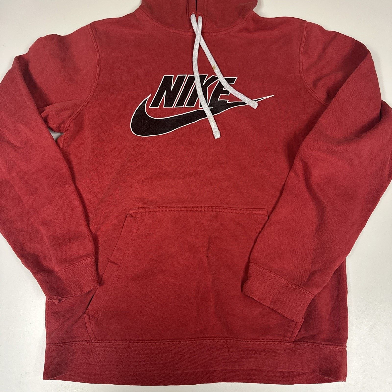 Nike Nike Mens Sweatshirt/Hoodie Red with Black Nike Logo Size S Size US S / EU 44-46 / 1 - 1 Thumbnail