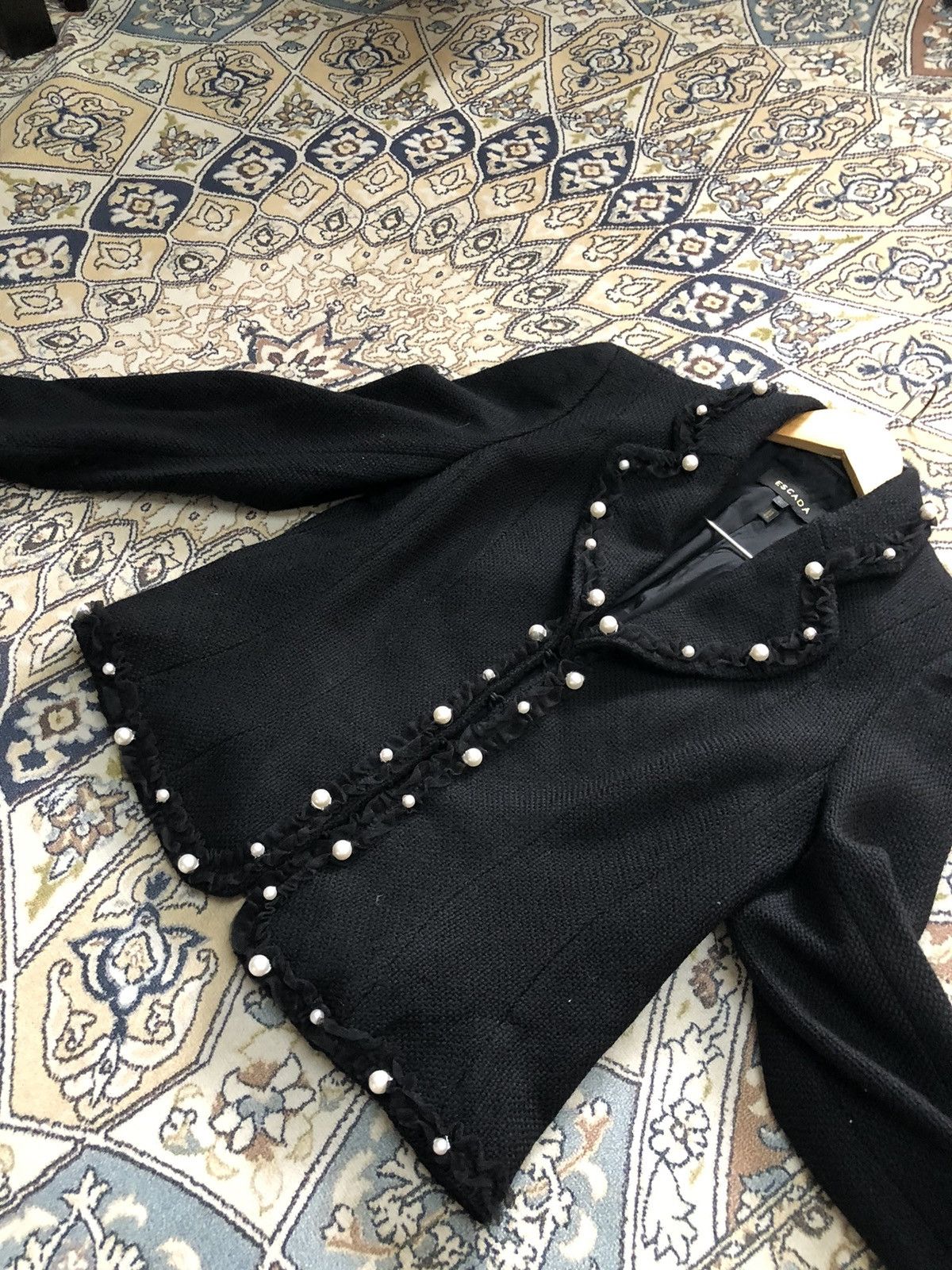 Escada Rare❗️Escada Pearl Gothic Punk Seditionaries Jacket Size S / US 4 / IT 40 - 7 Thumbnail