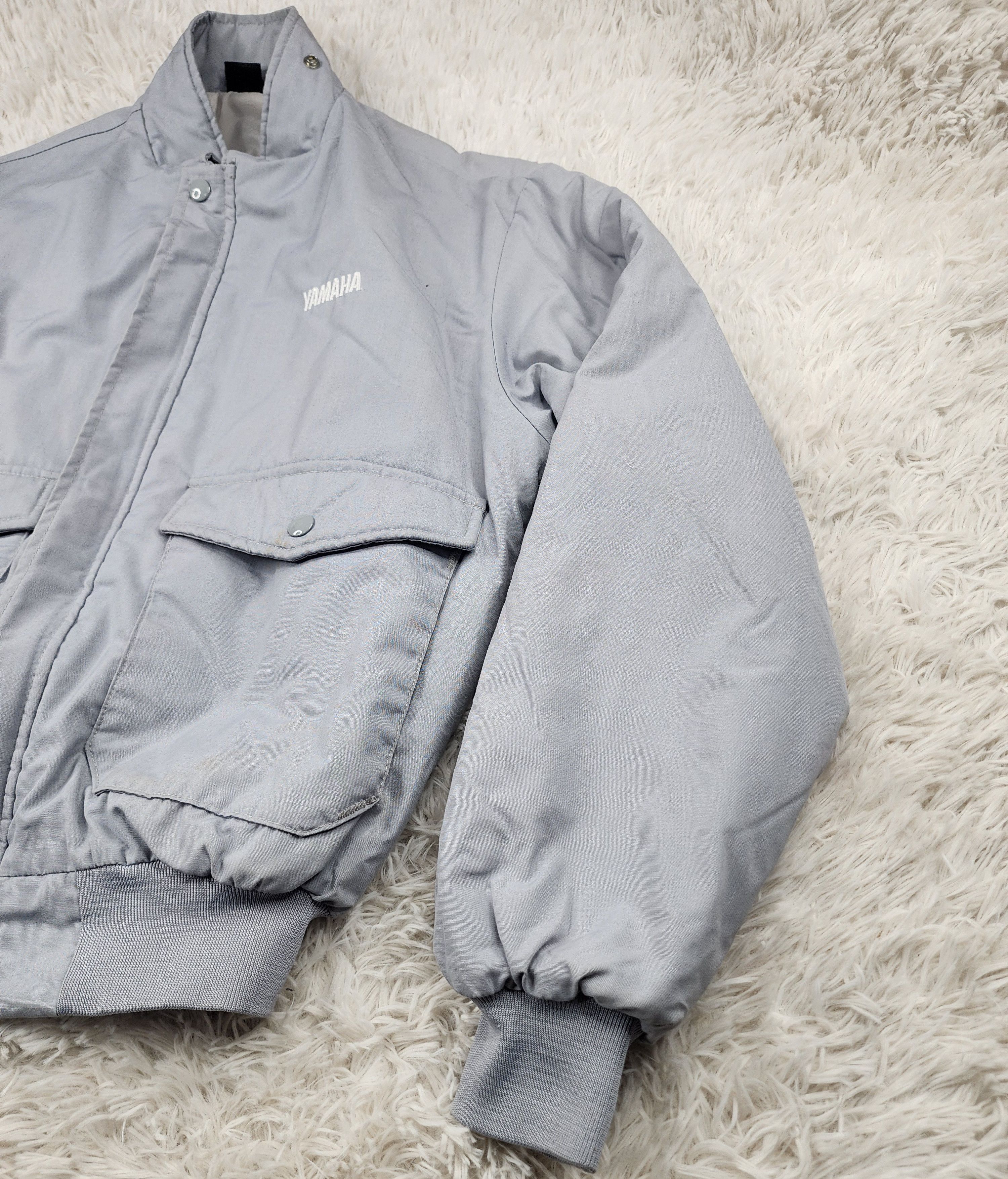 Yamaha Vintage Yamaha gray bomber jacket Size US M / EU 48-50 / 2 - 2 Thumbnail