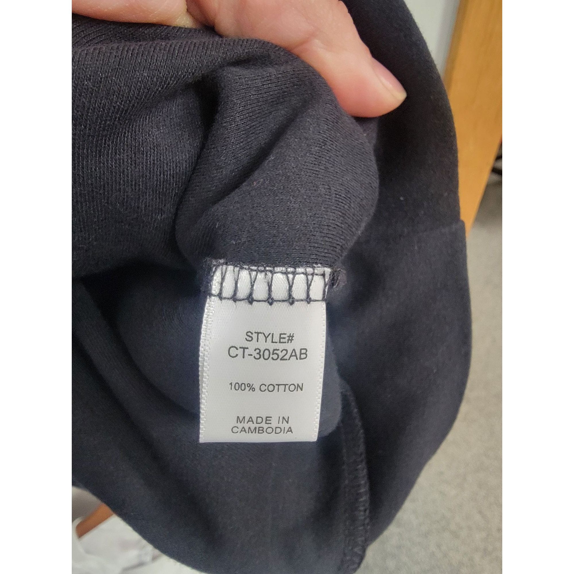 Other Zenana Black Long Sleeve Cotton Pullover Sweatshirt L Size L / US 10 / IT 46 - 3 Thumbnail
