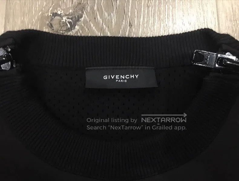 Givenchy Givenchy FW22 Solid Color Logo Printed Round Neck Long Sle Size US L / EU 52-54 / 3 - 4 Thumbnail