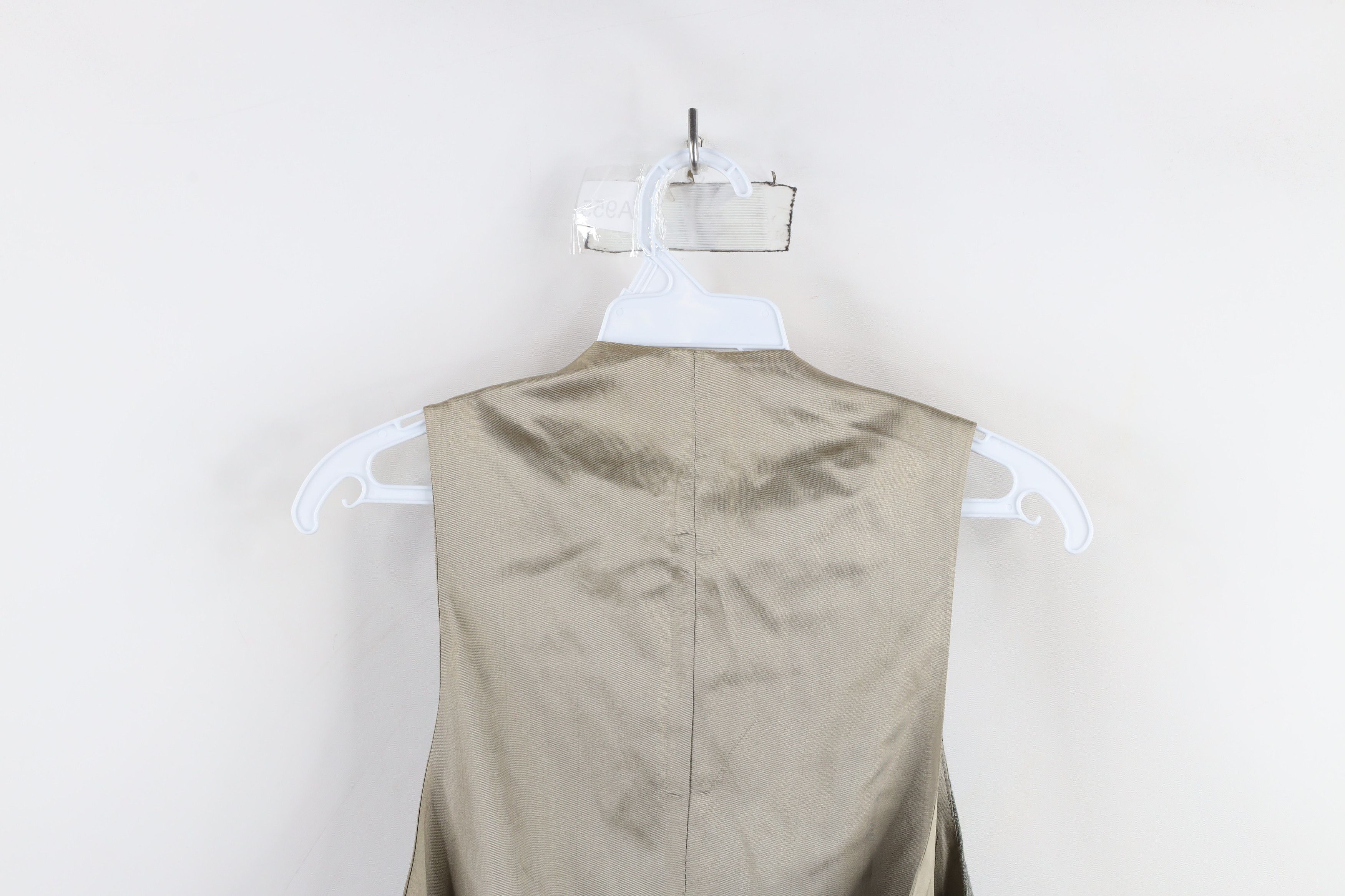 Vintage Vtg 60s 70s Rockabilly Herringbone Back Vest Jacket USA Size US M / EU 48-50 / 2 - 9 Thumbnail