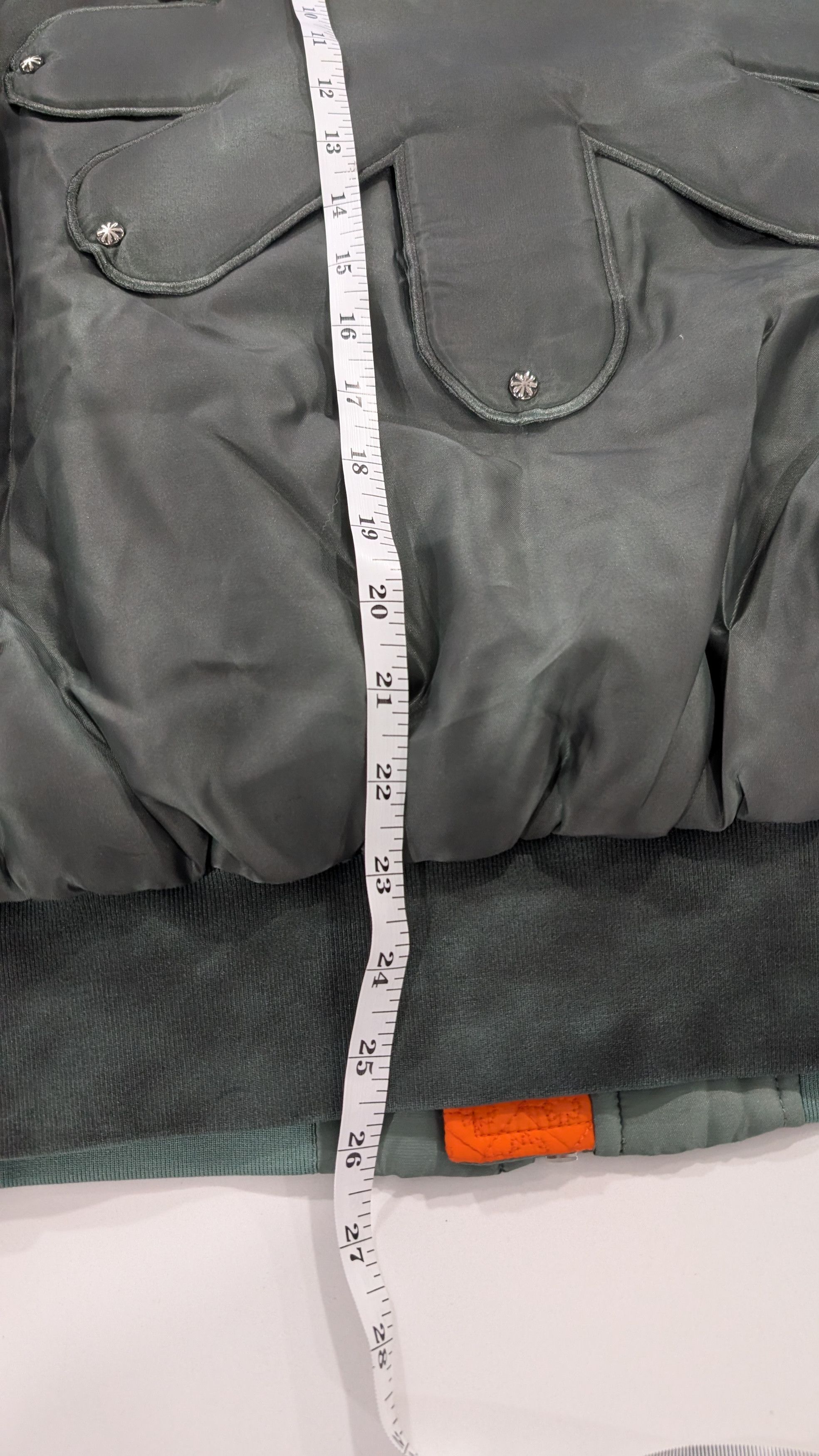 LOSTSHDWS LOSTSHDWS Reversible Detached Bomber Jacket Petroleum Green Size US M / EU 48-50 / 2 - 18 Thumbnail