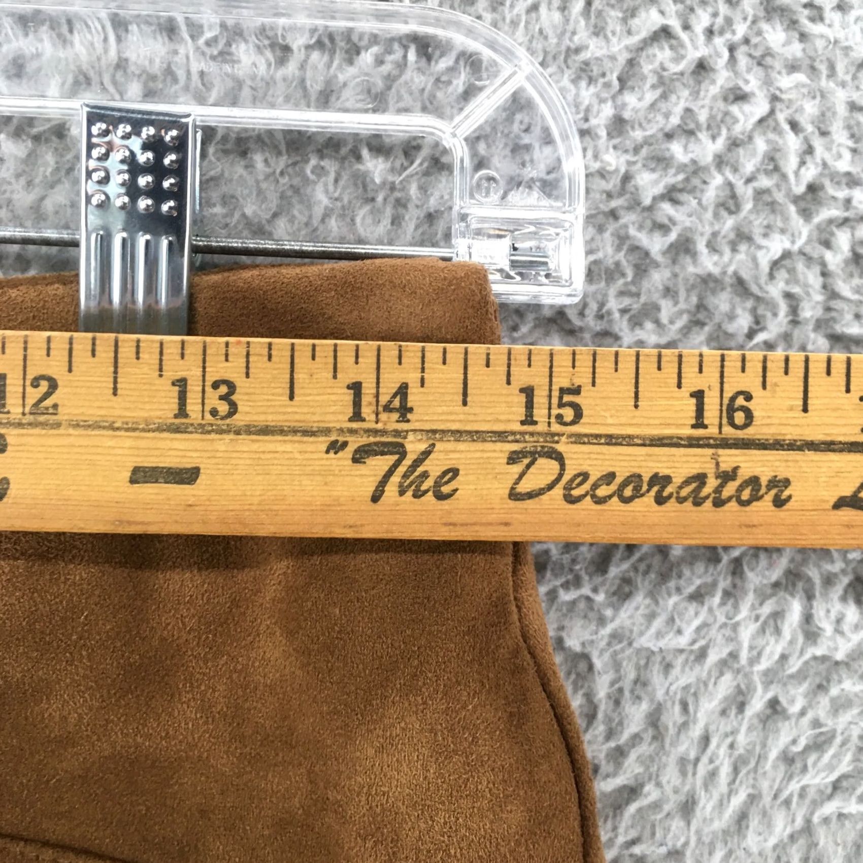 Abercrombie & Fitch Abercrombie & Fitch Brown A-Line Mini Skirt Womens 6 Casual Side Zipper Size 28" / US 6 / IT 42 - 3 Thumbnail