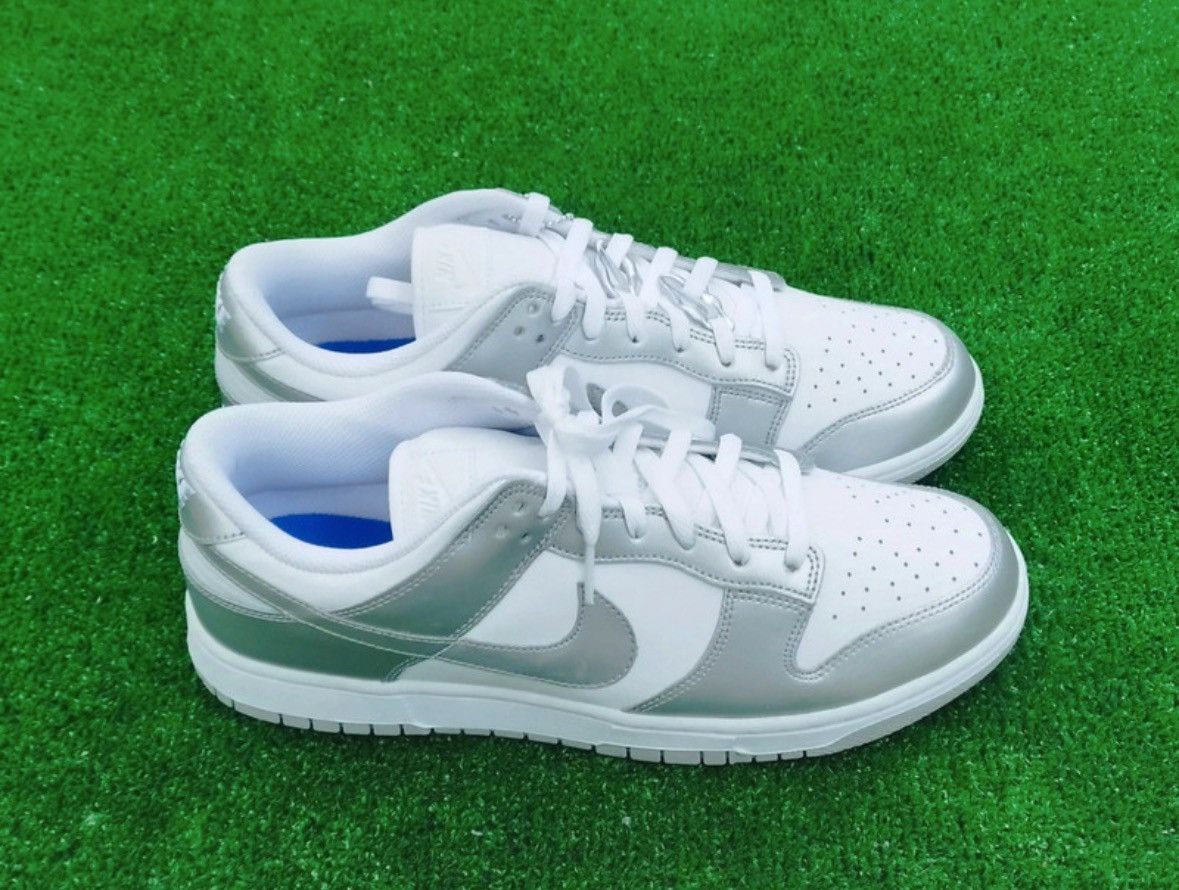 Nike Shoes Nike Dunk Low Silver Size US 11.5 / EU 44-45 - 1 Thumbnail