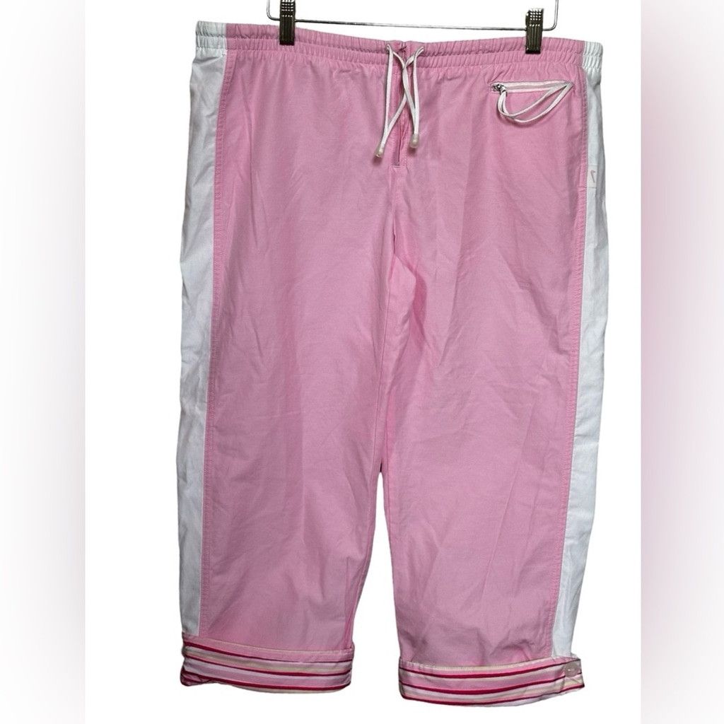 Nike Nike Cropped Track Pant Pink Women’s Size Large (12-14). Size 34" / US 12 / IT 48 - 4 Thumbnail