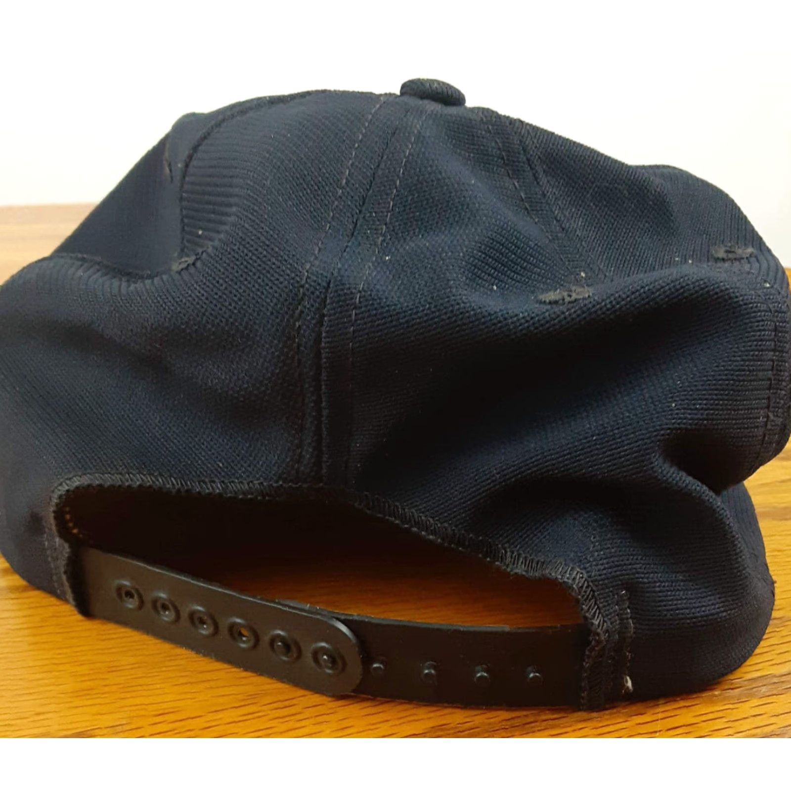 New Era VINTAGE New Era Yachting Club Hat A-Flag Pro Model USA Made EUC Snapback Navy Baseball Cap Mens Adjustable Size ONE SIZE - 4 Thumbnail