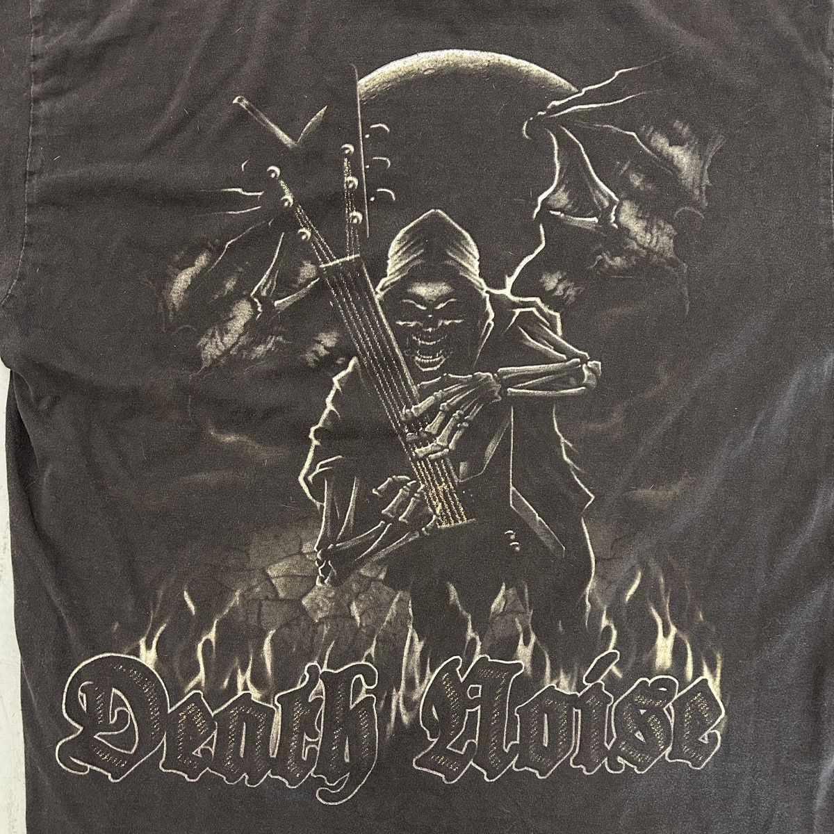 Vintage Grim Reaper Guitar Death Noise Metal Music Band Tee Size US M / EU 48-50 / 2 - 2 Thumbnail