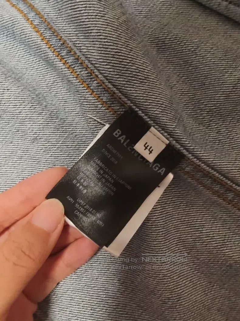Balenciaga Balenciaga Denim jacket Size US S / EU 44-46 / 1 - 4 Thumbnail