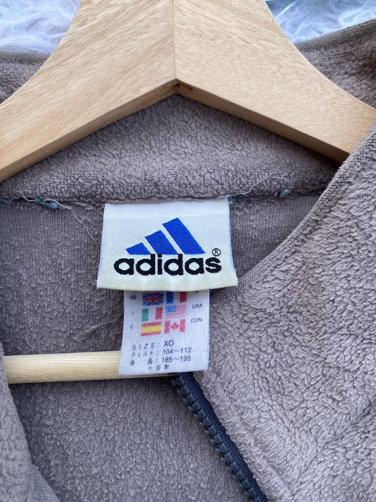 Adidas Rare Vintage Adidas Fleece Sweater Size US XL / EU 56 / 4 - 6 Thumbnail
