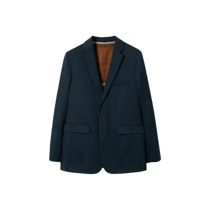 Burberry Burberry Burberry Navy Blue Single-Button Suit Jacket-2507 Size US L / EU 52-54 / 3 - 1 Thumbnail