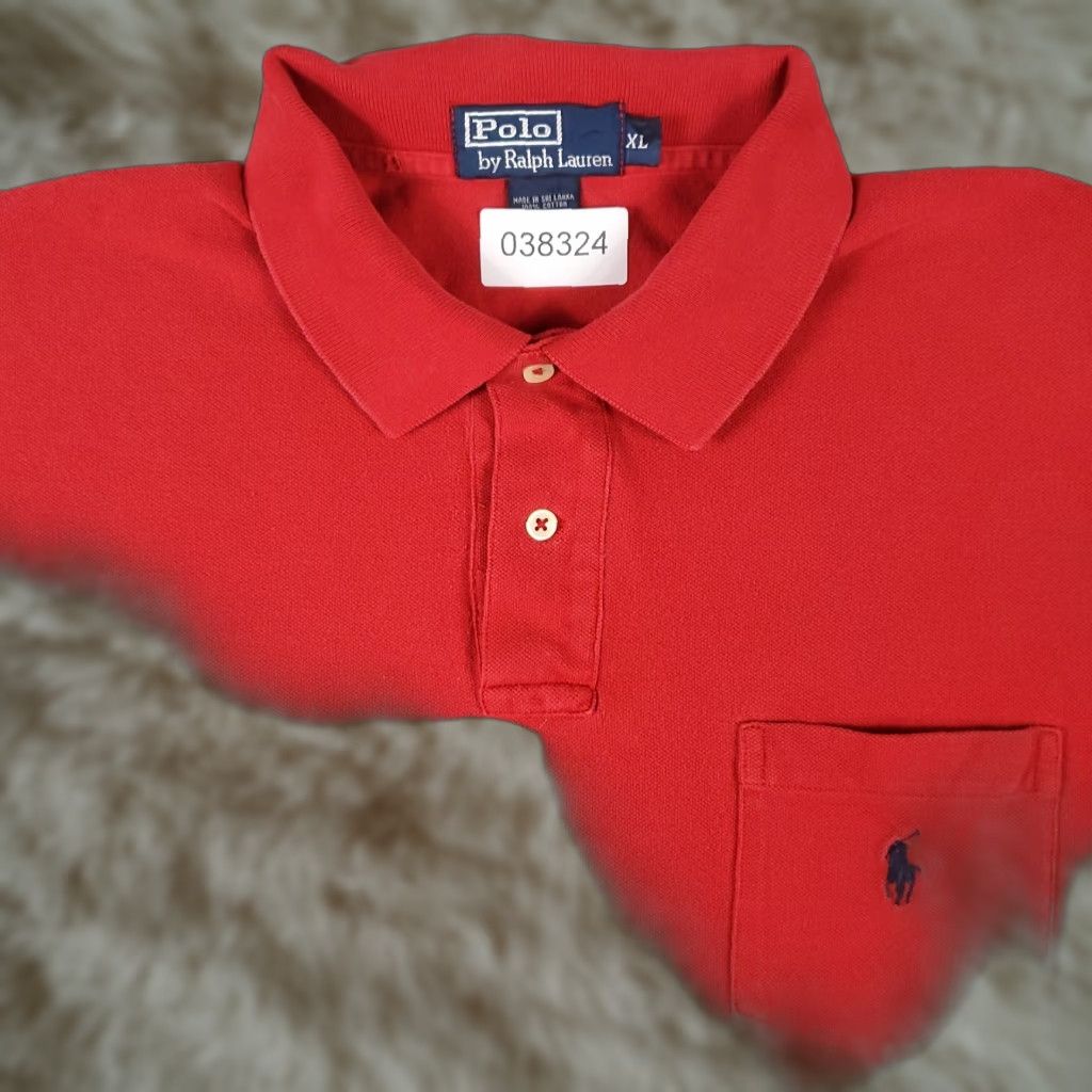Ralph Lauren Ralph Lauren Polo Shirt Mens XL Red Pony Casual Short Sleeve Shirt (Polo) Size US XL / EU 56 / 4 - 1 Thumbnail